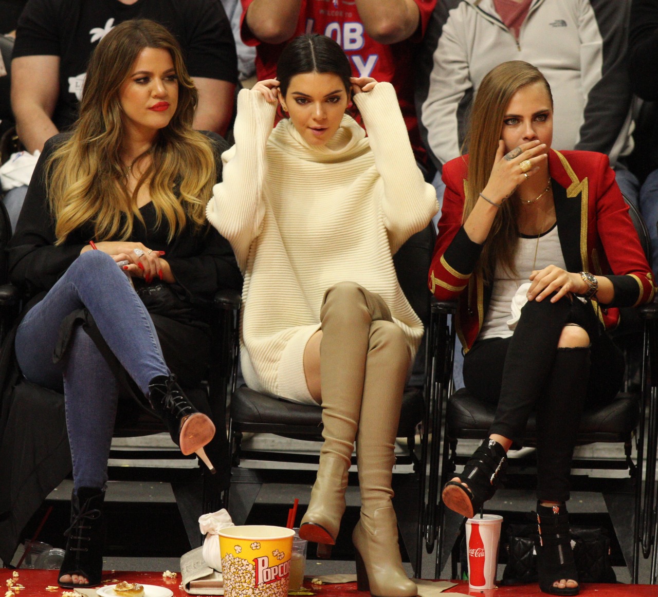 Kendall Jenner was seen enjoying the Lakers vs the Clippers
