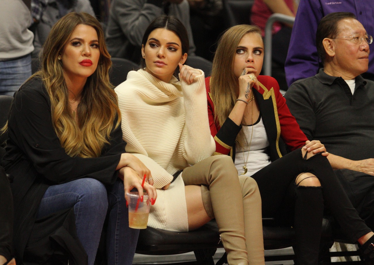 Kendall Jenner was seen enjoying the Lakers vs the Clippers