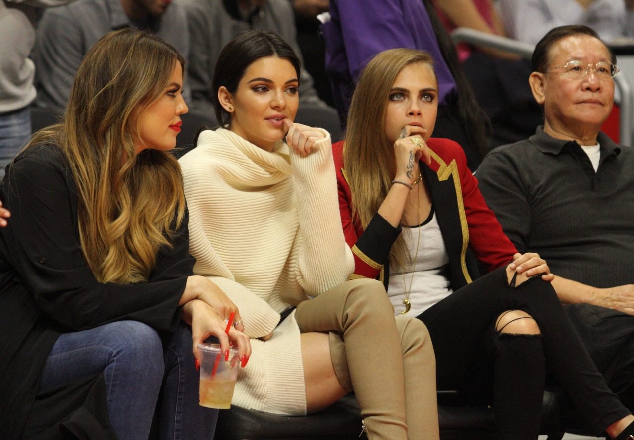 Kendall Jenner was seen enjoying the Lakers vs the Clippers