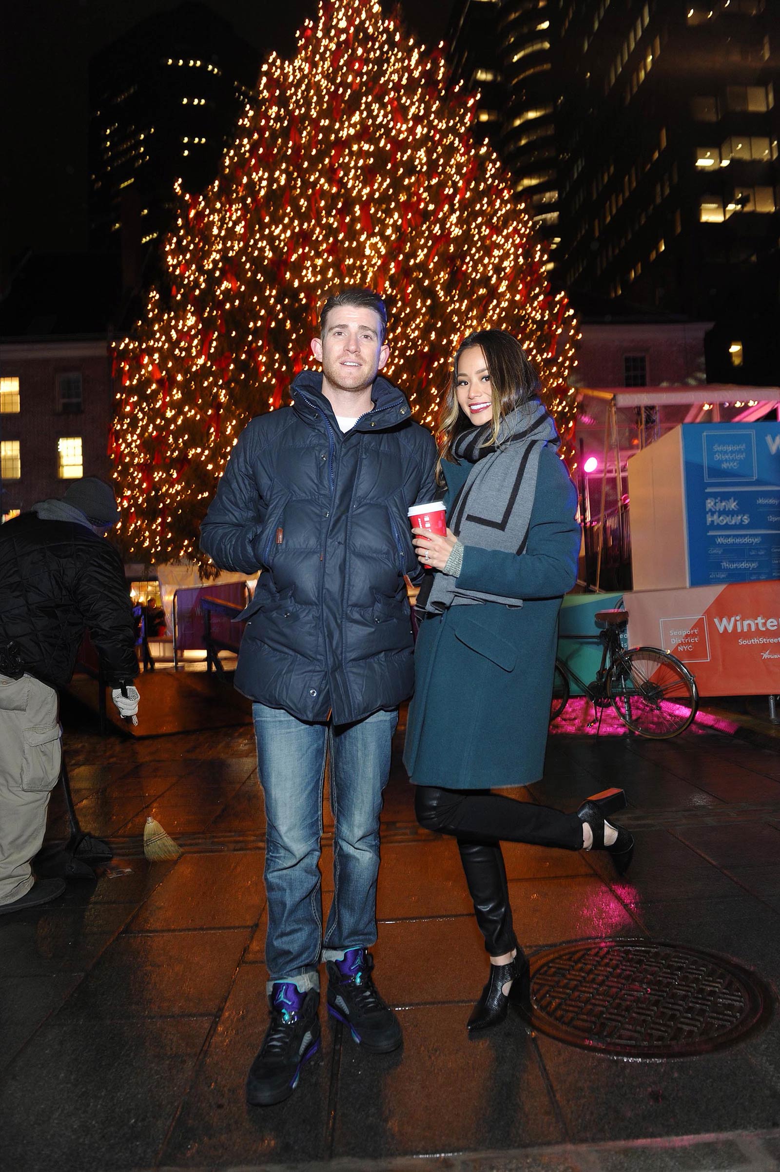 Jamie Chung attends Annual Tree Lighting Spectacular