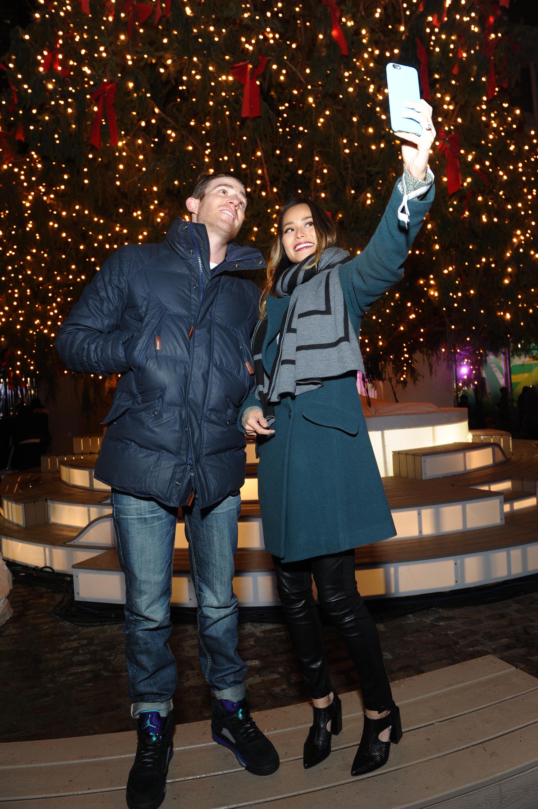 Jamie Chung attends Annual Tree Lighting Spectacular