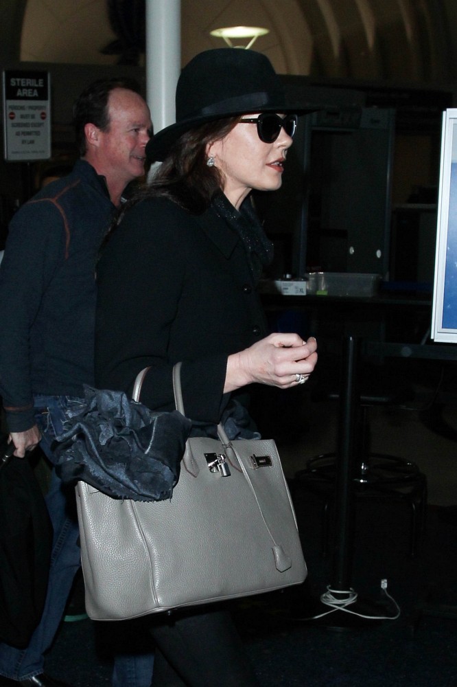 Catherine Zeta Jones seen at LAX