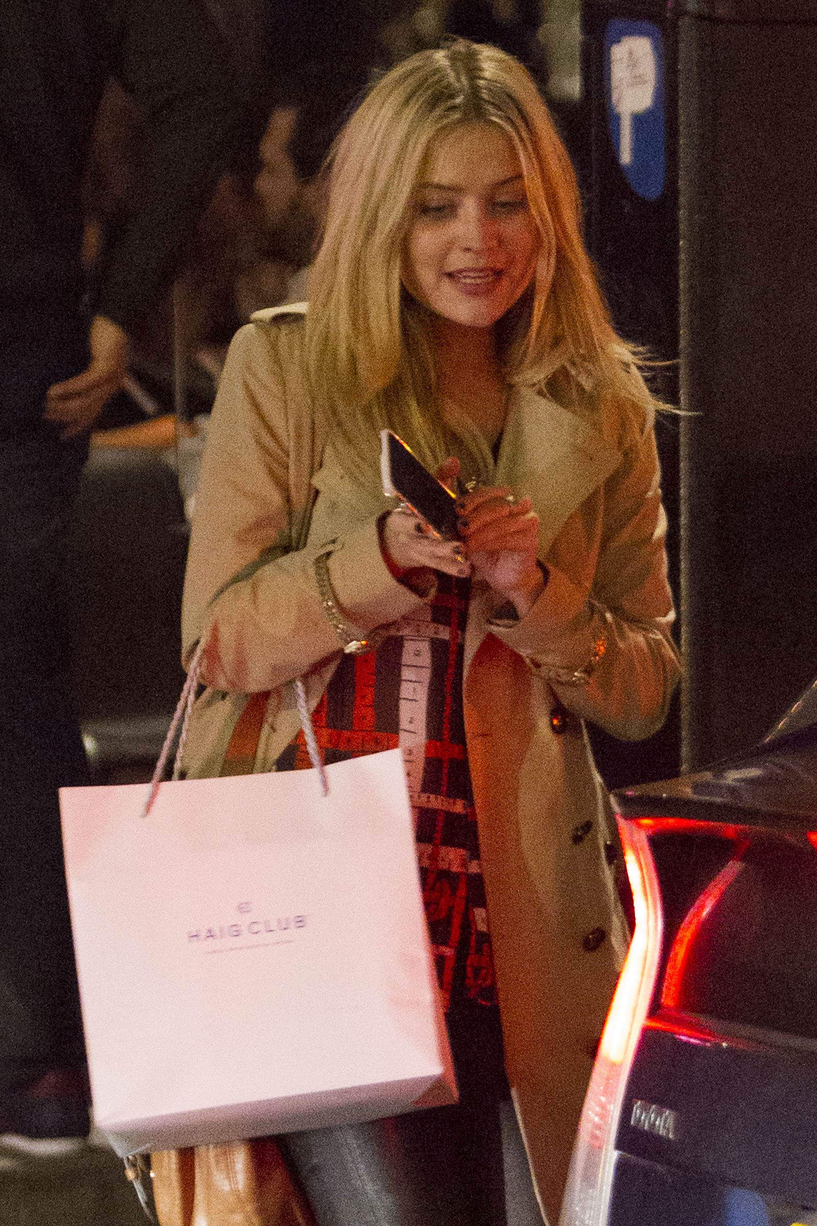 Laura Whitmore night out in London