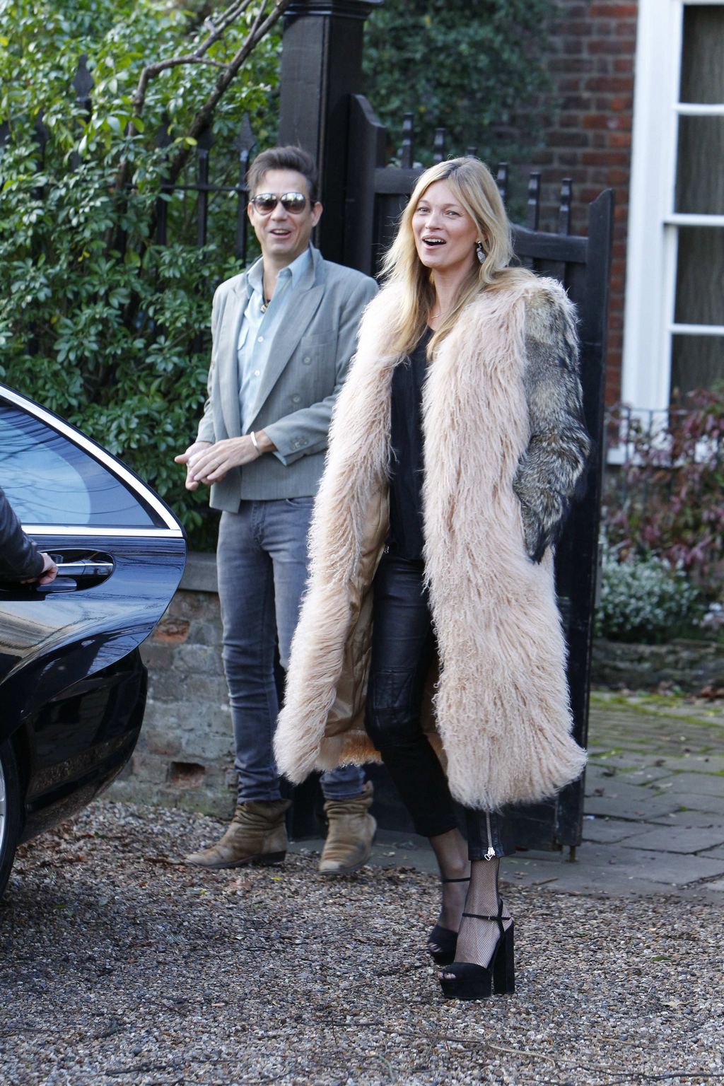 Kate Moss heads to the Cotswolds to celebrate her 41st birthday