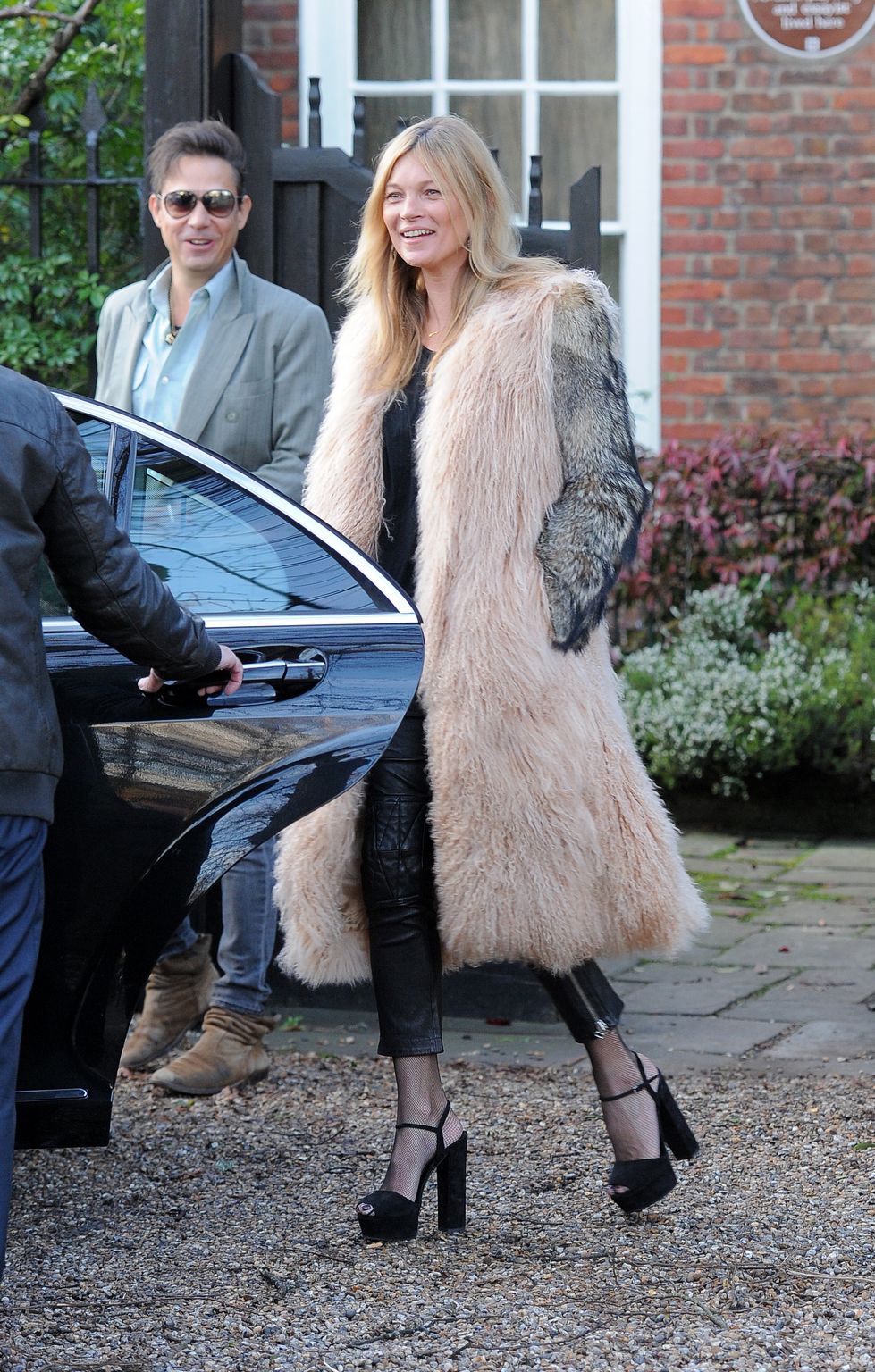 Kate Moss heads to the Cotswolds to celebrate her 41st birthday