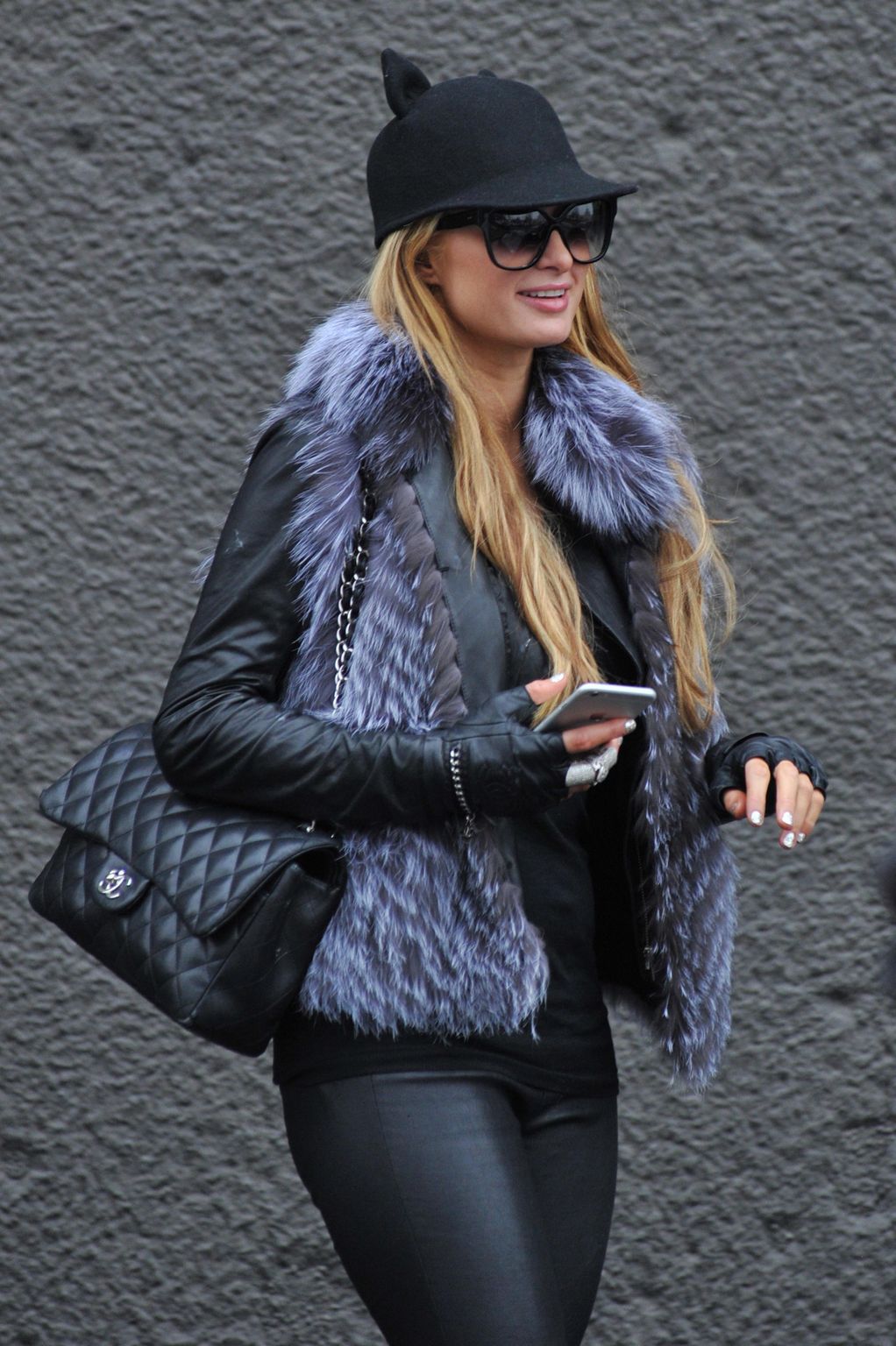 Paris Hilton seen in Milan