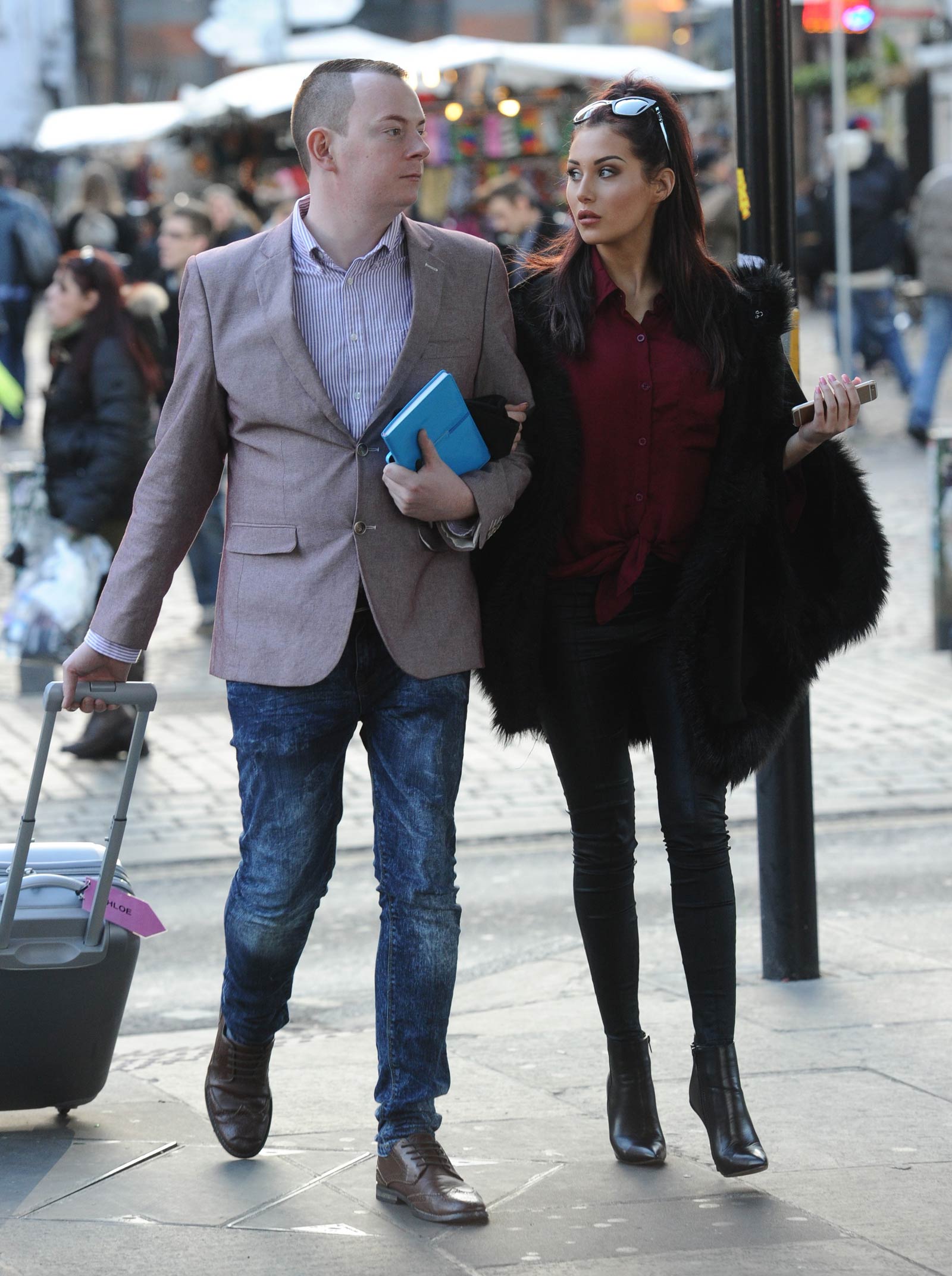 Chloe Goodman out and about in London