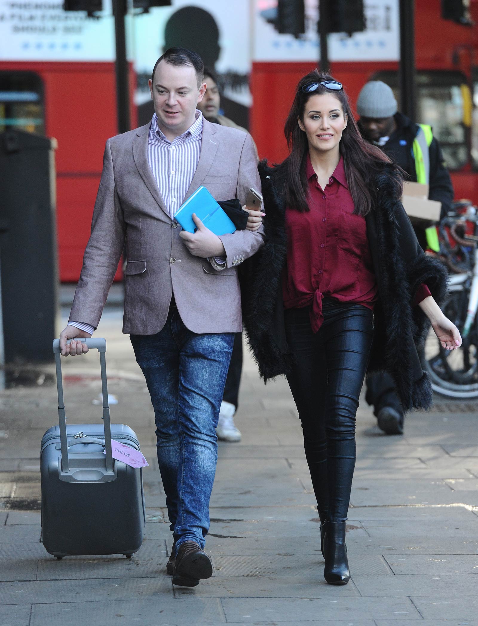 Chloe Goodman out and about in London