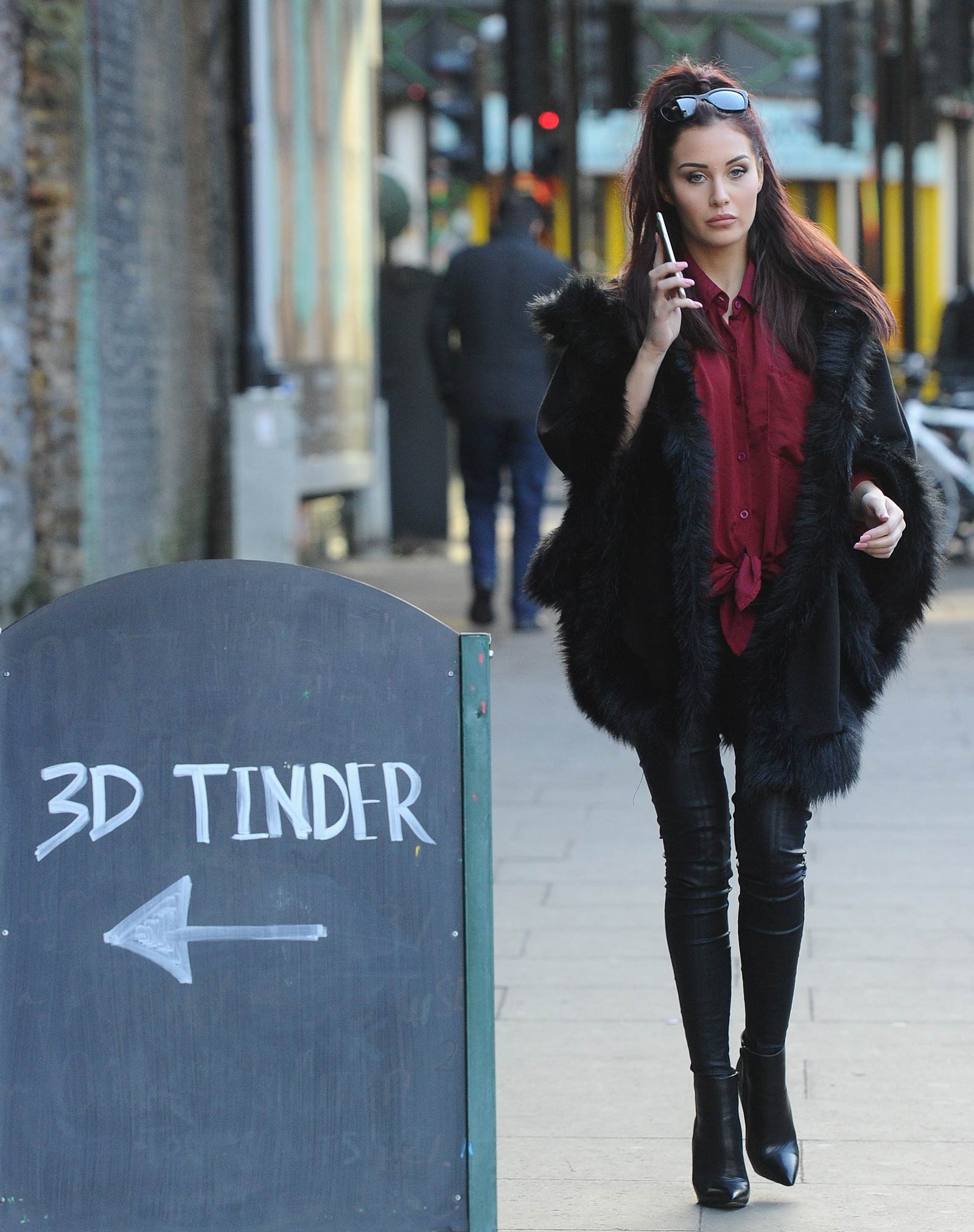 Chloe Goodman out and about in London