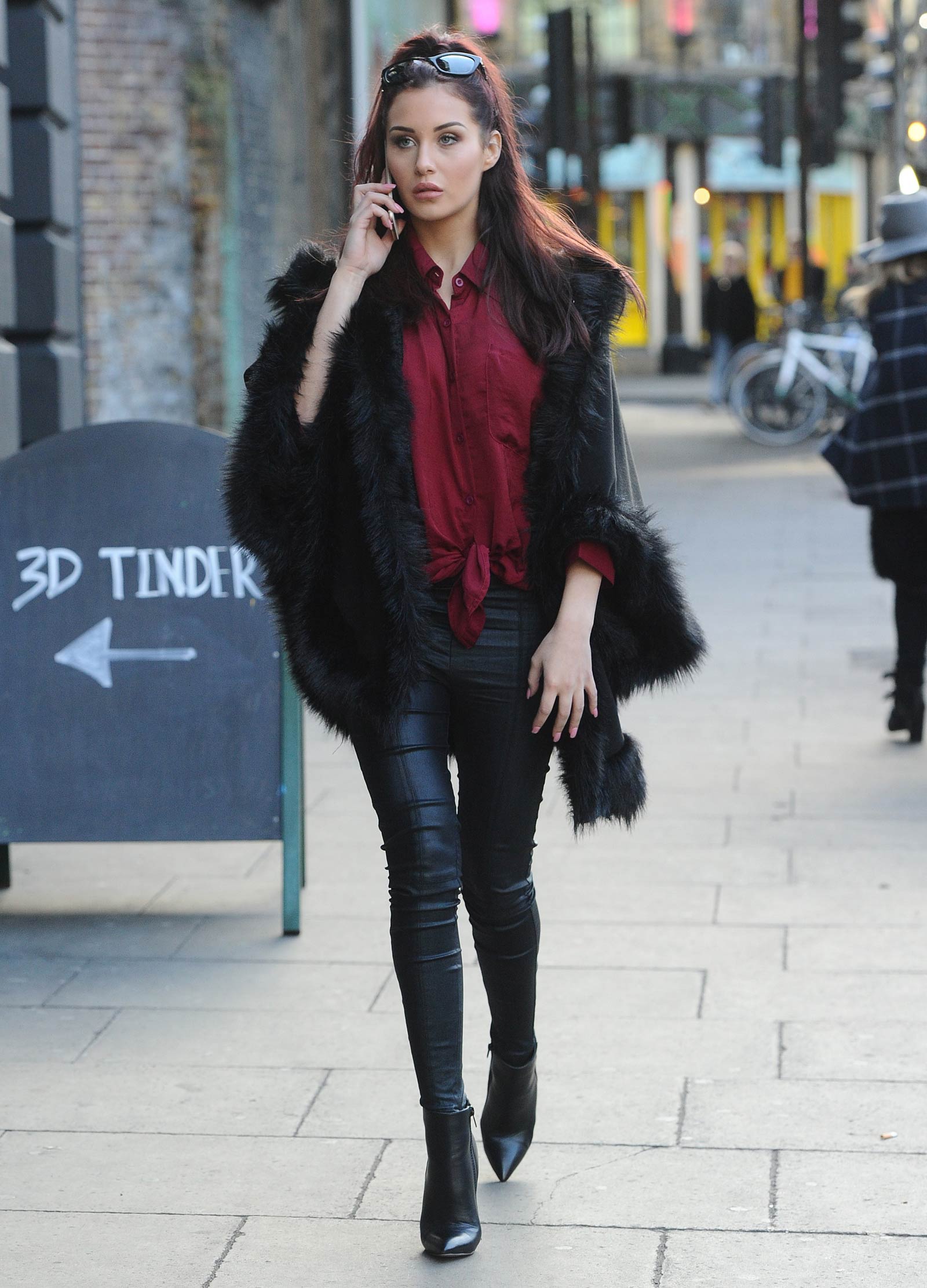 Chloe Goodman out and about in London