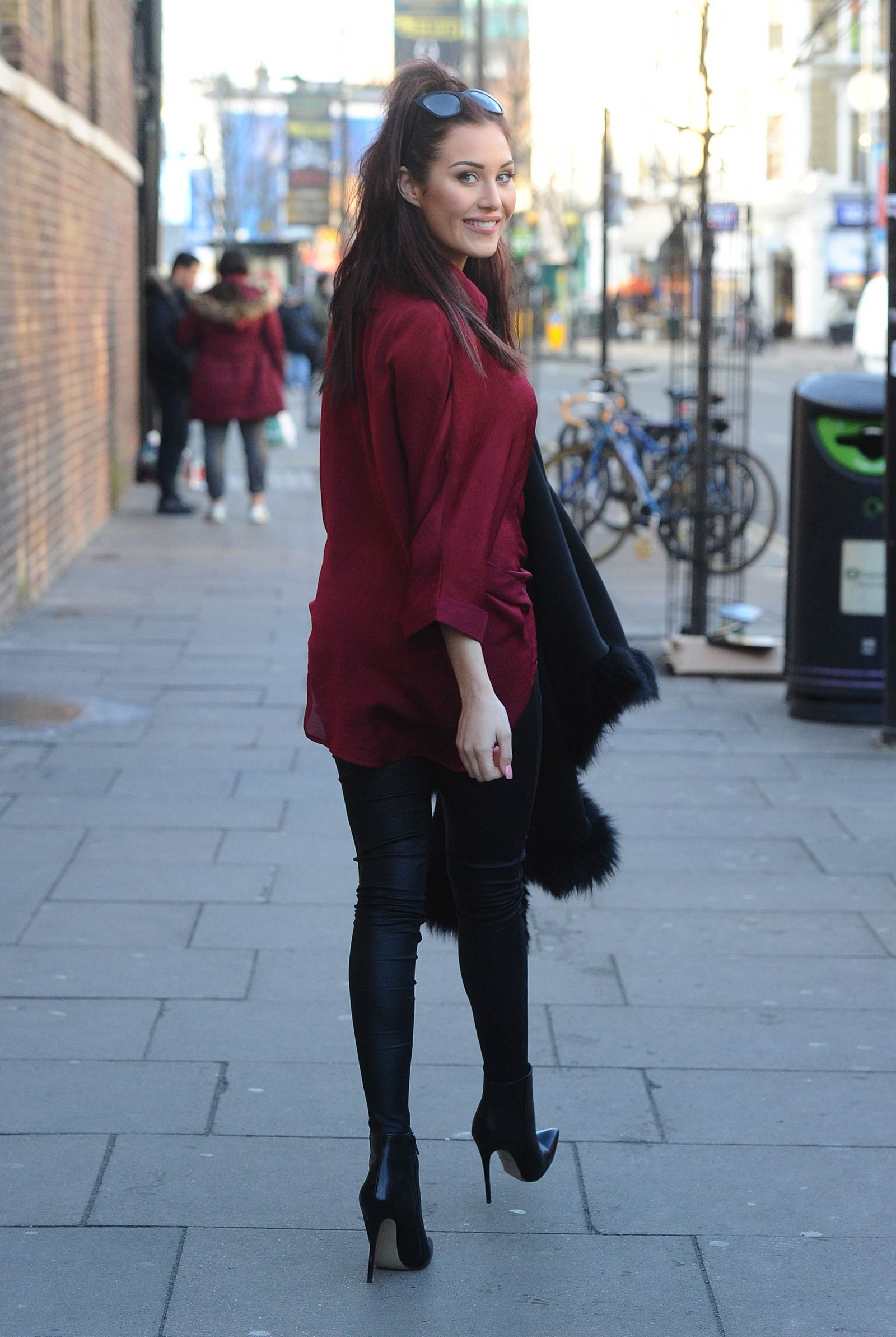 Chloe Goodman out and about in London