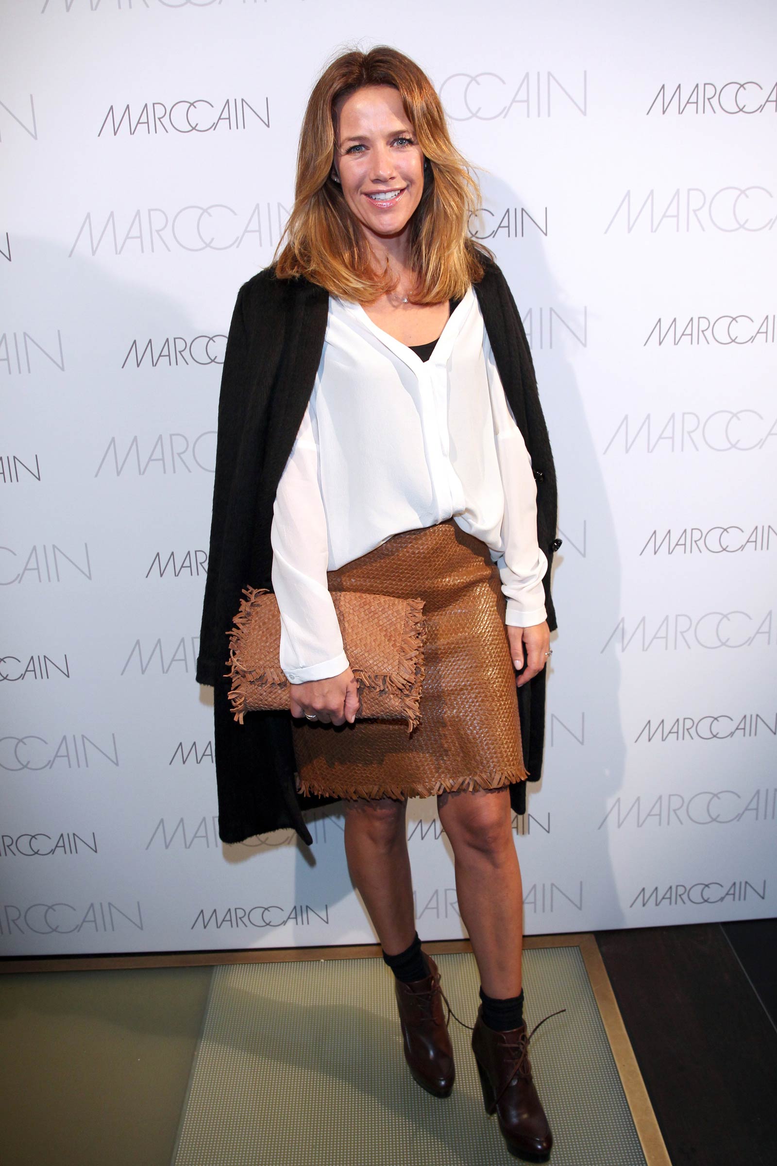 Alexandra Neldel attends MBFW-Marc Cain Fashion Show