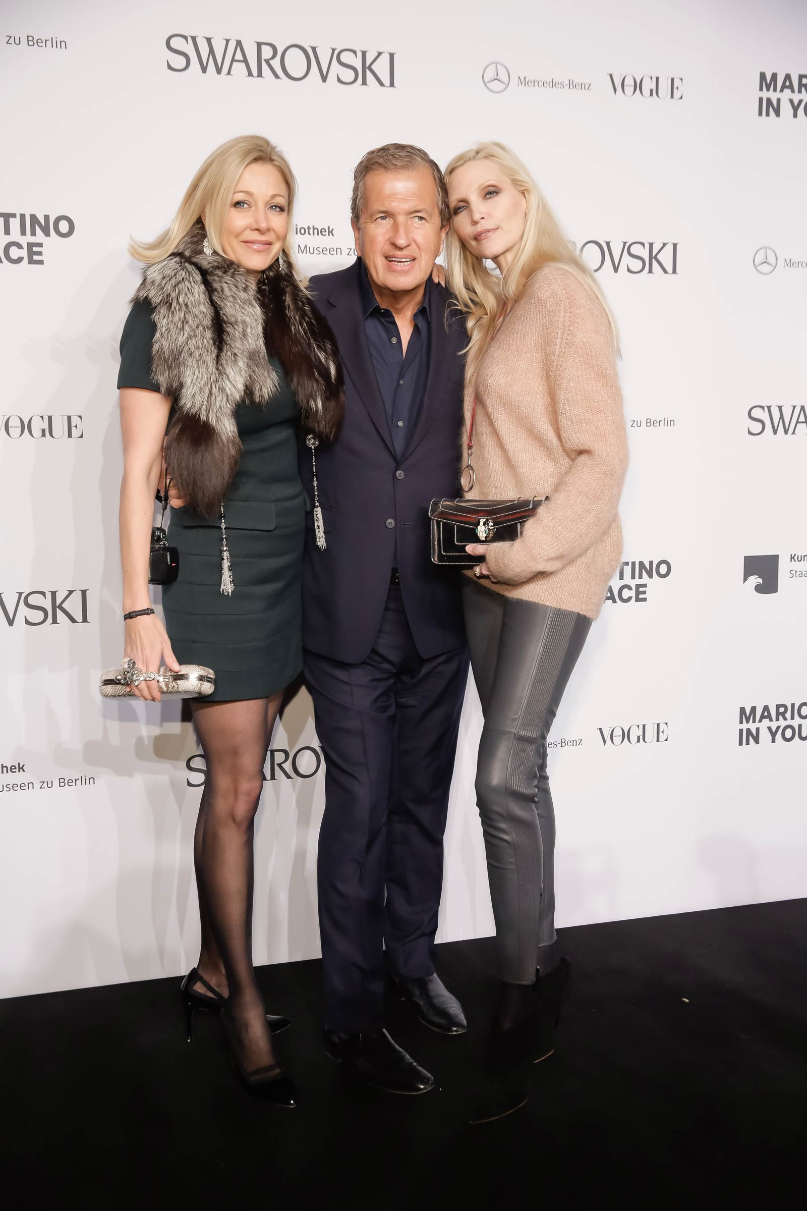 Nadja Auermann attends Merceses Benz Fashion Week