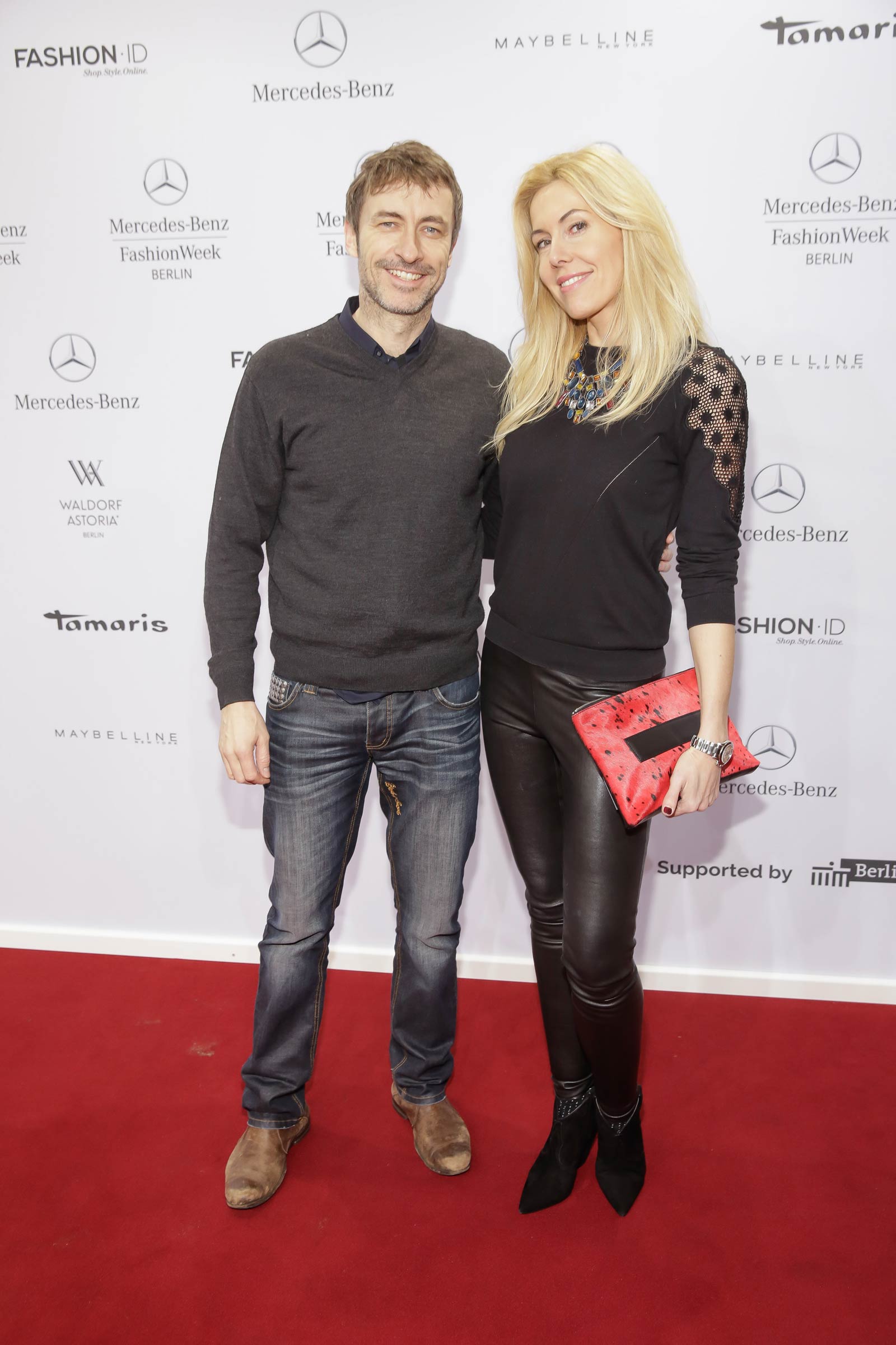 Alexandra Klim & Alexandra Polzin attend Merceses Benz Fashion Week