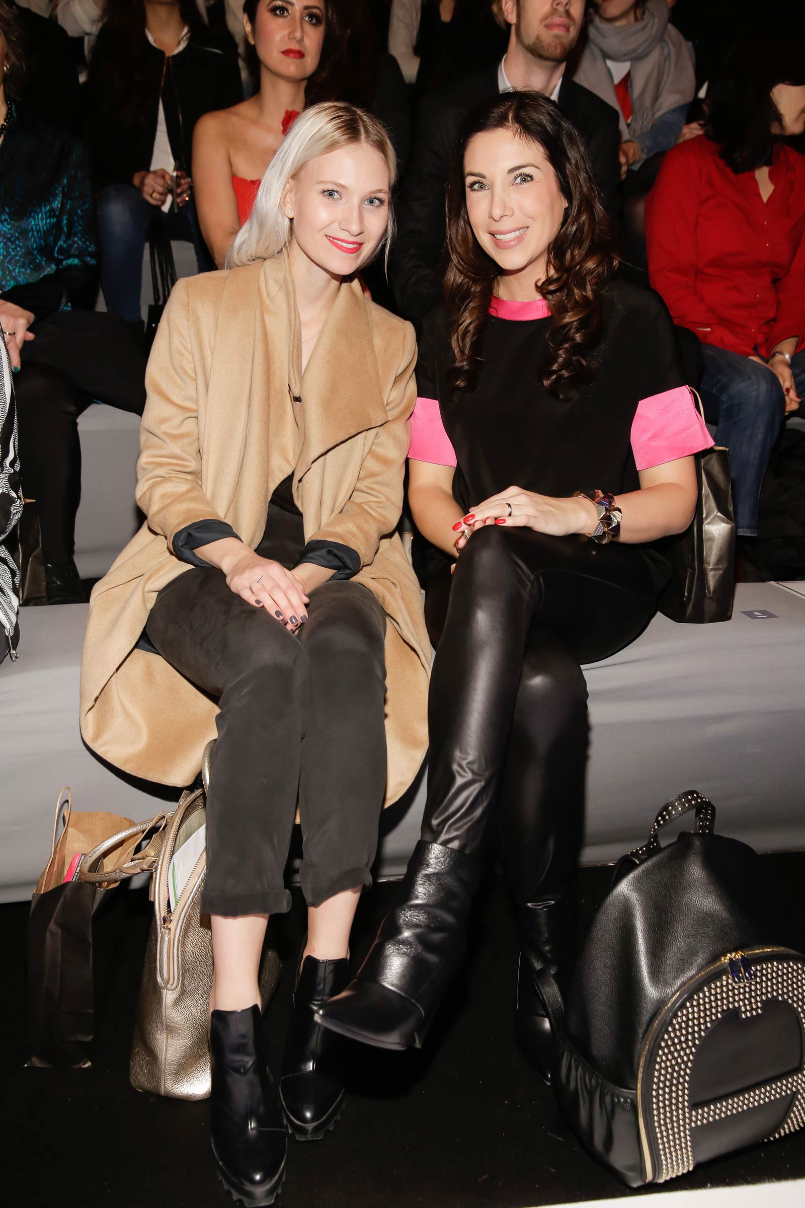 Alexandra Klim & Alexandra Polzin attend Merceses Benz Fashion Week