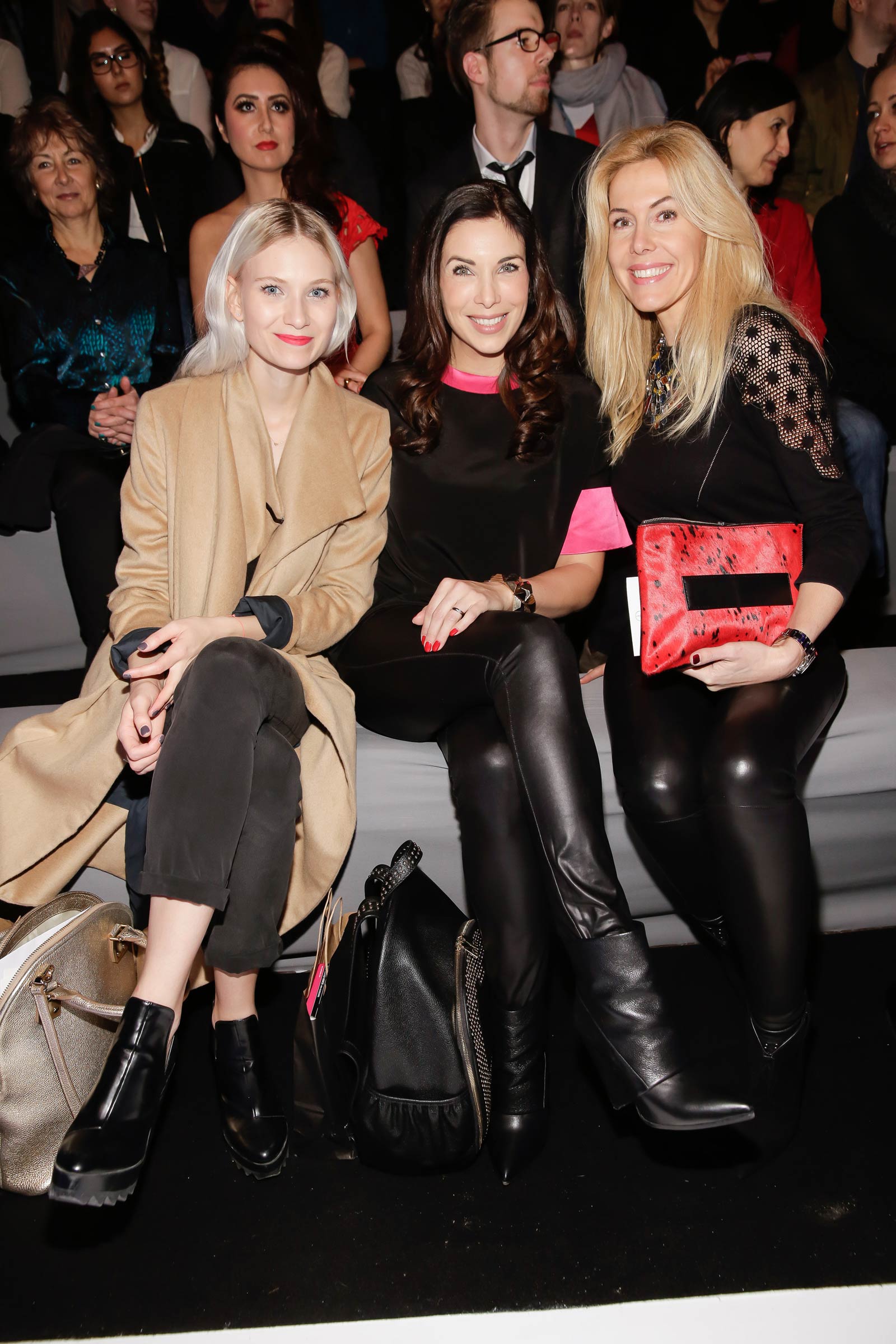 Alexandra Klim & Alexandra Polzin attend Merceses Benz Fashion Week