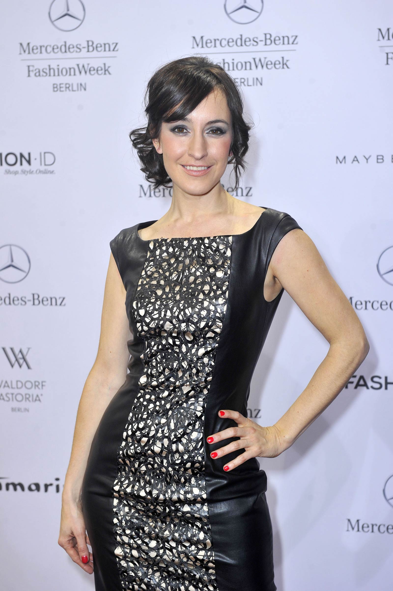 Maike von Bremen attends Merceses Benz Fashion Week