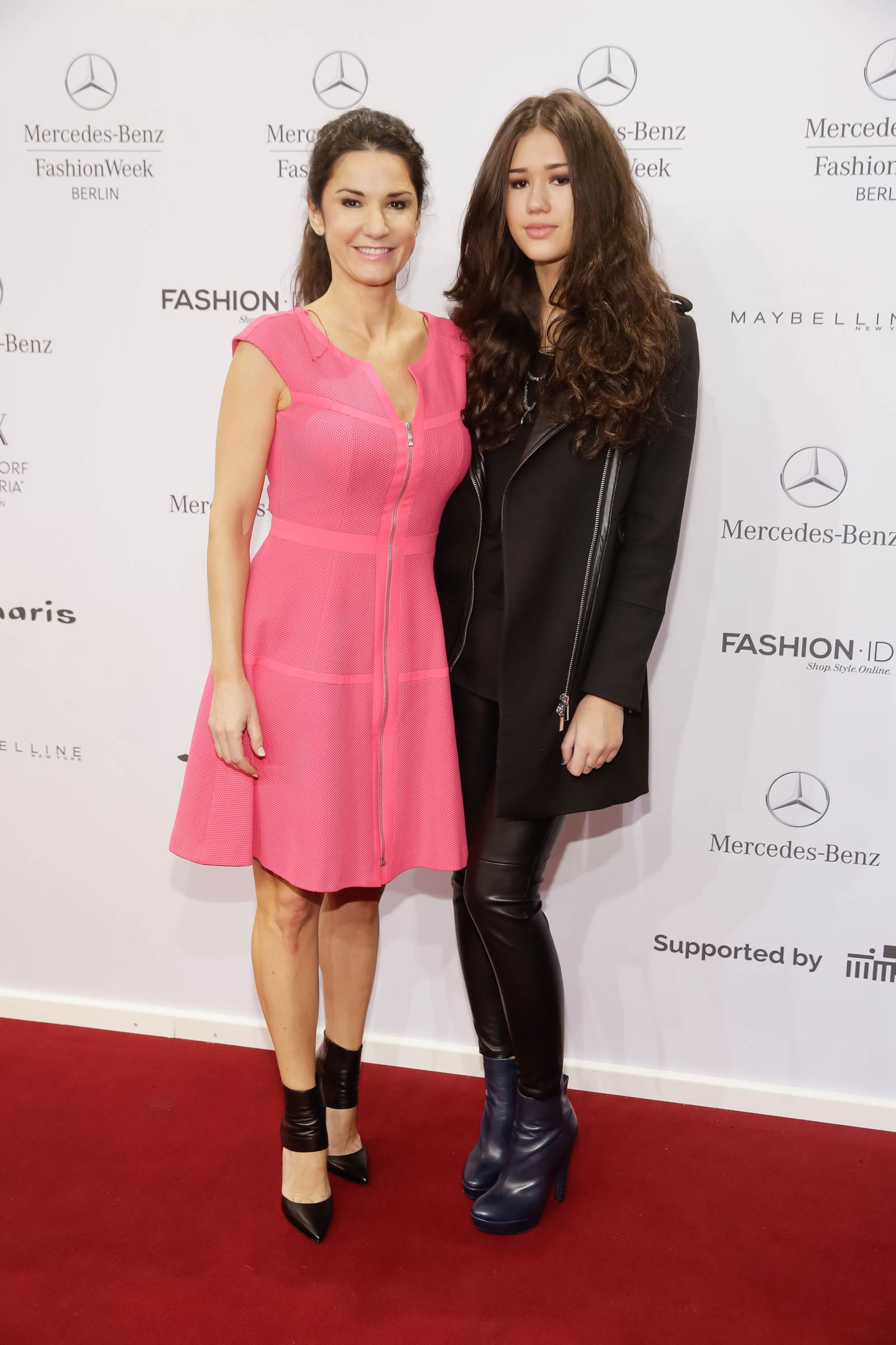 Other german celebrities attend Merceses Benz Fashion Week