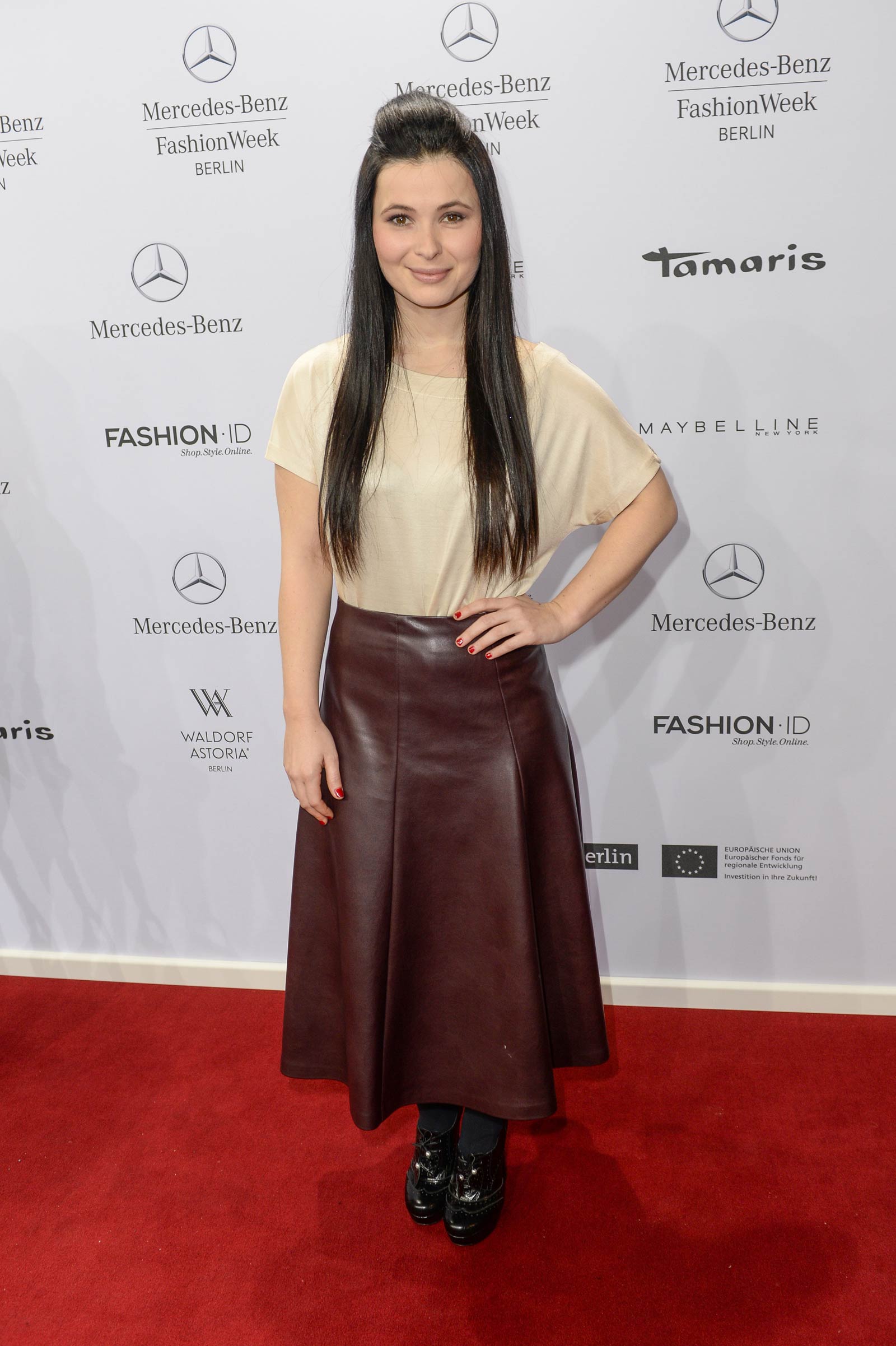 Other german celebrities attend Merceses Benz Fashion Week