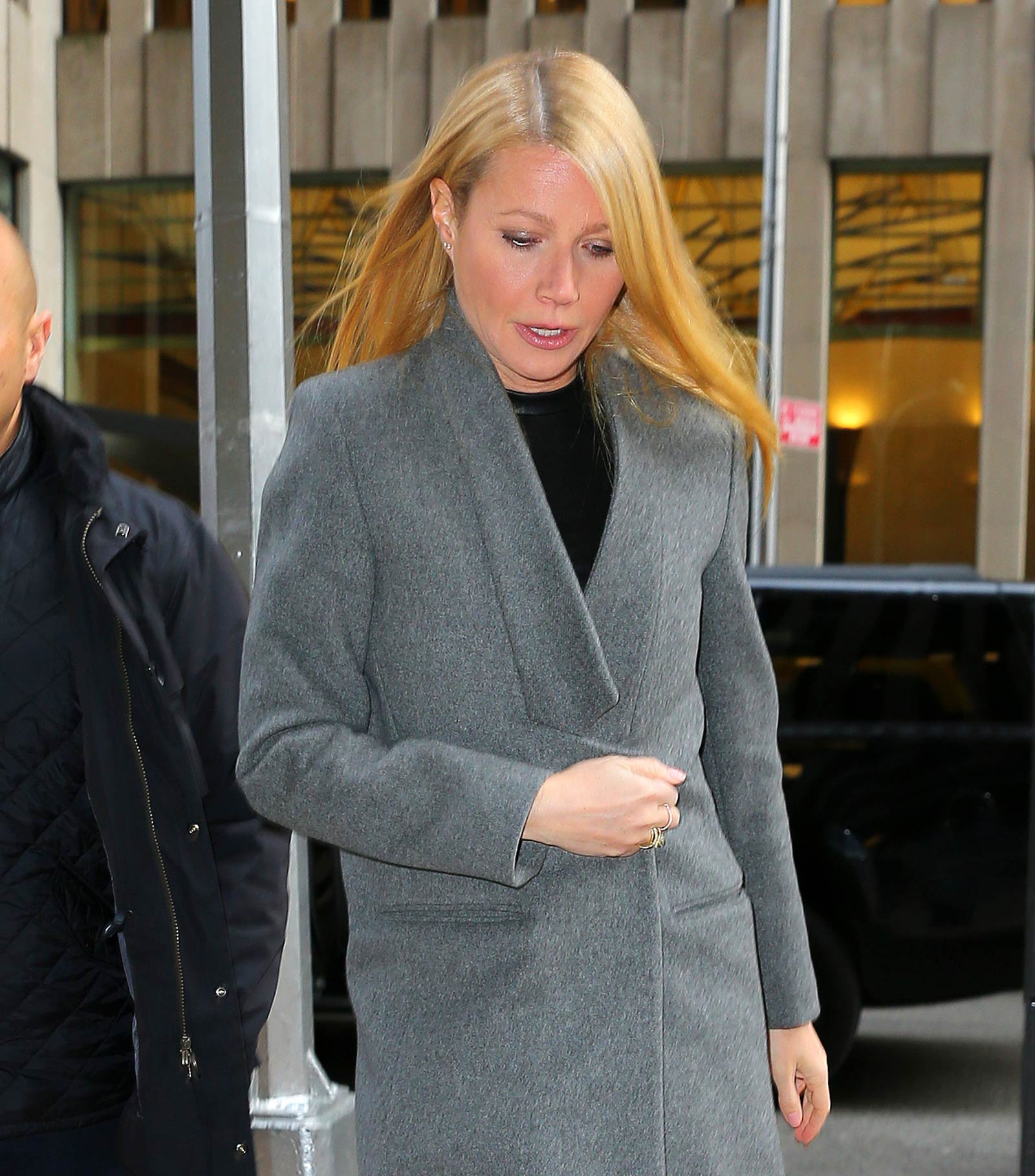 Gwyneth Paltrow making an an appearance at Good Morning America