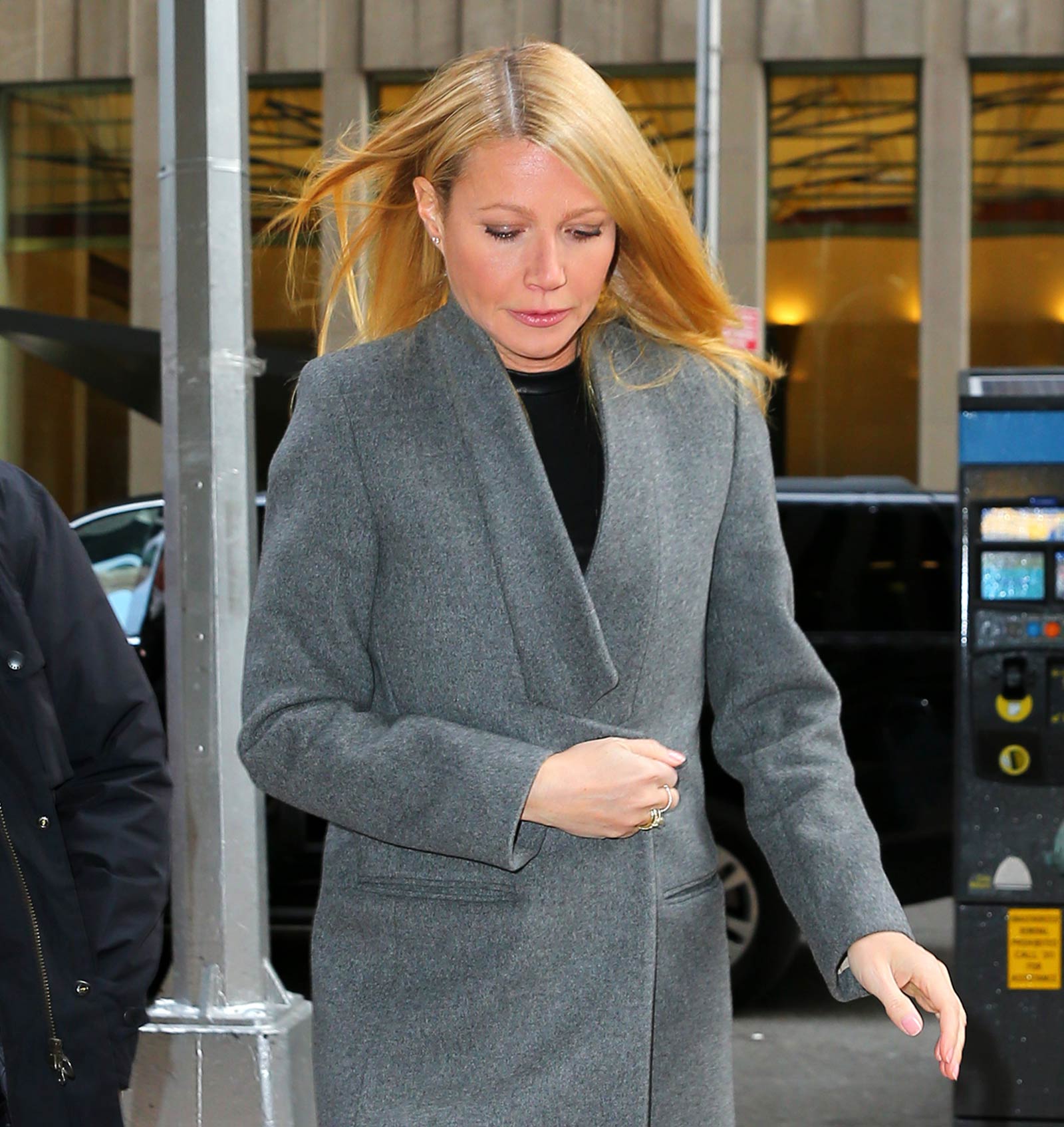 Gwyneth Paltrow making an an appearance at Good Morning America