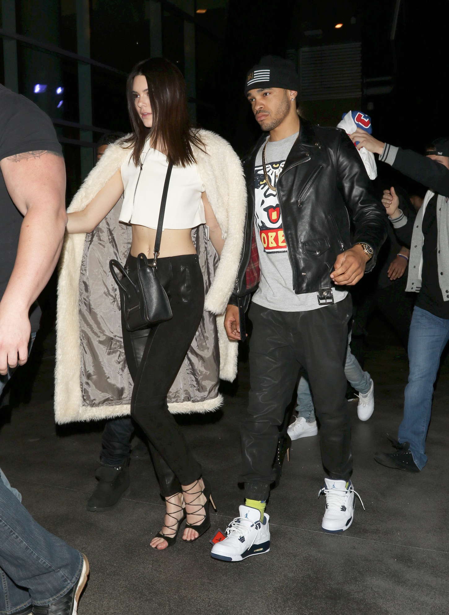 Kendall Jenner leaving The Staples Center