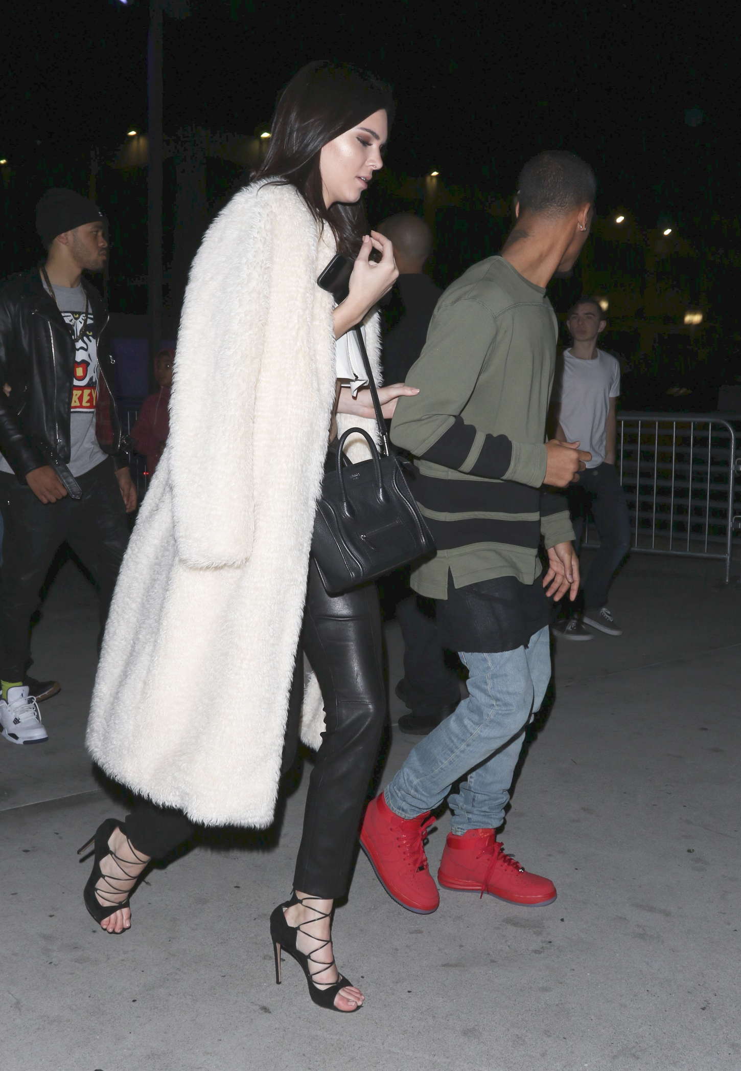 Kendall Jenner leaving The Staples Center