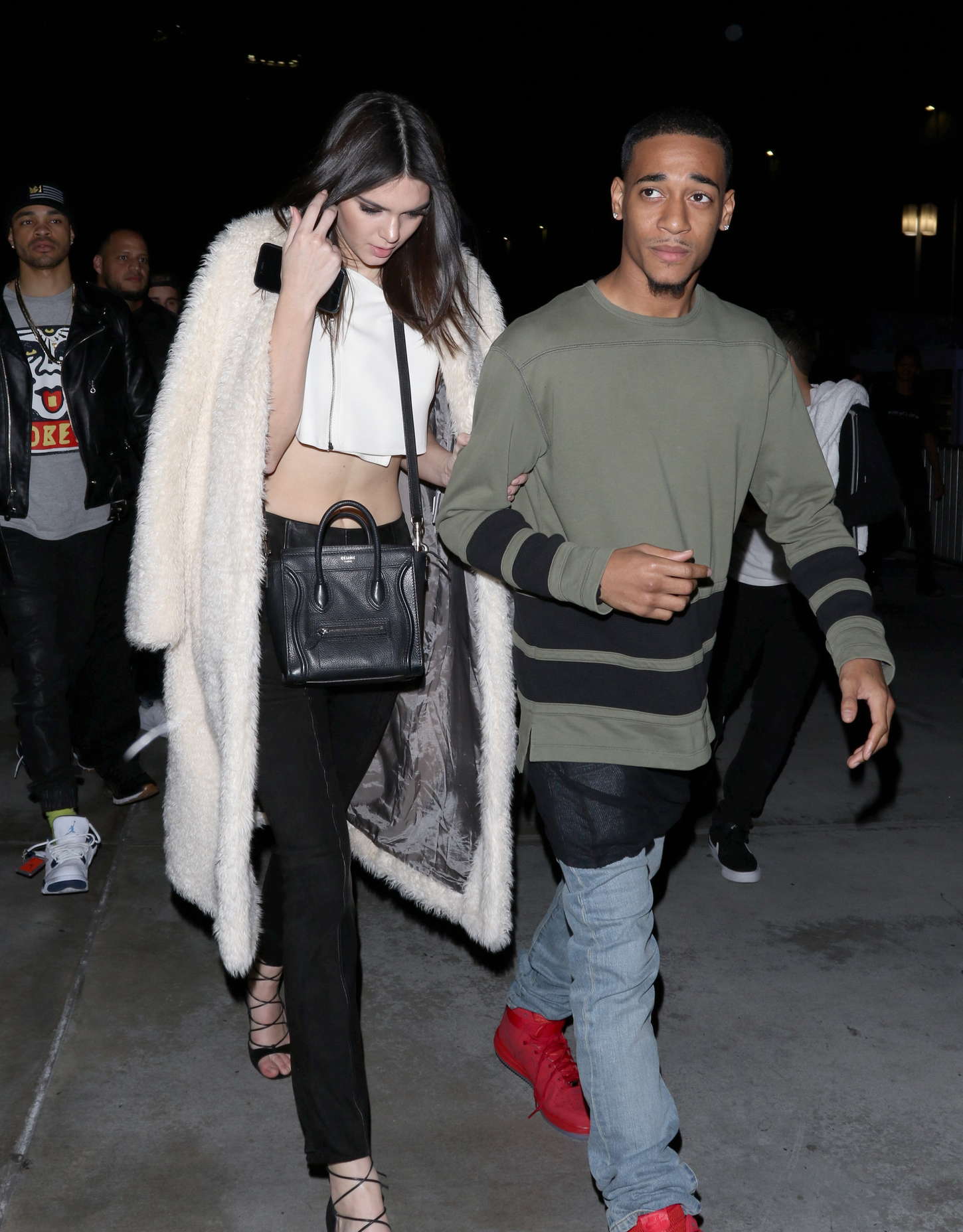 Kendall Jenner leaving The Staples Center