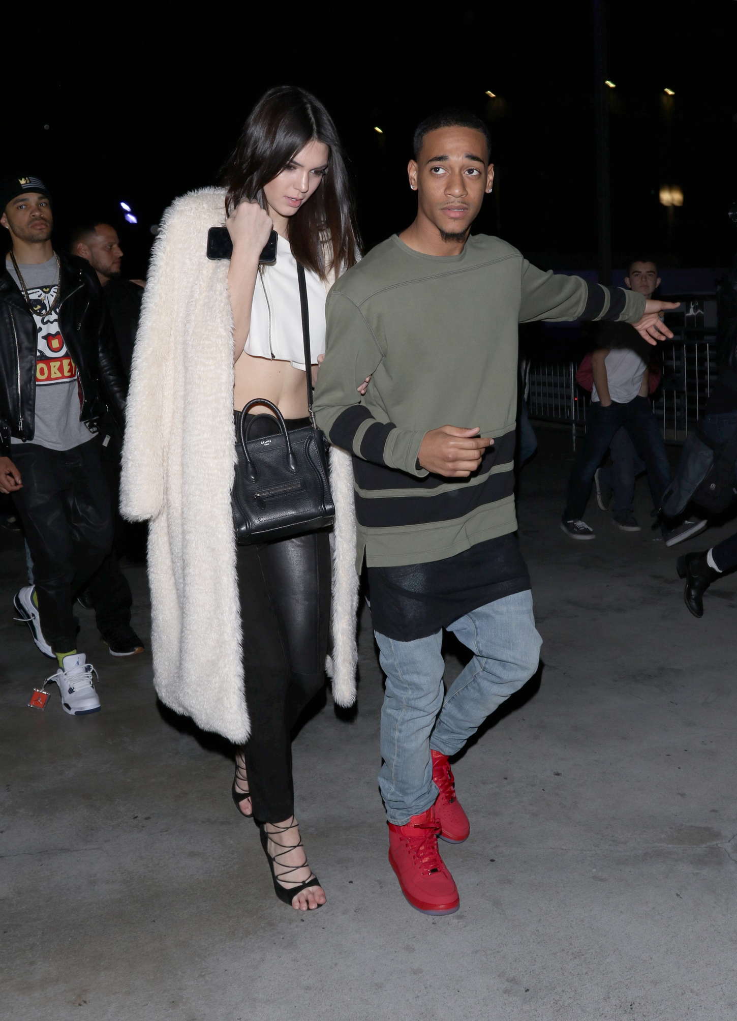 Kendall Jenner leaving The Staples Center