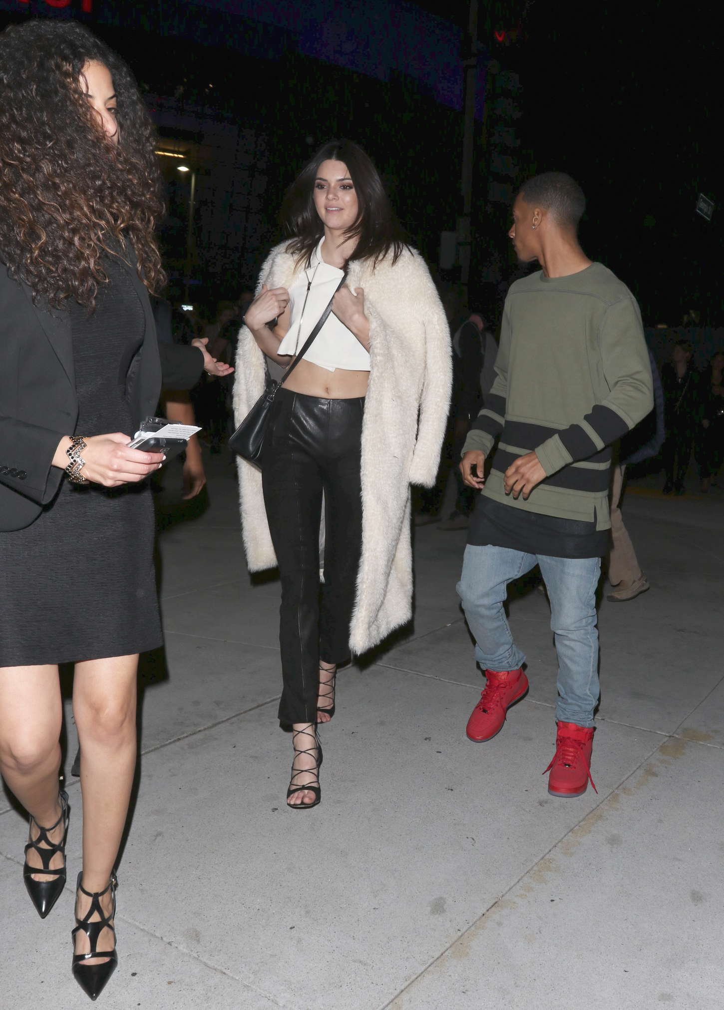 Kendall Jenner leaving The Staples Center