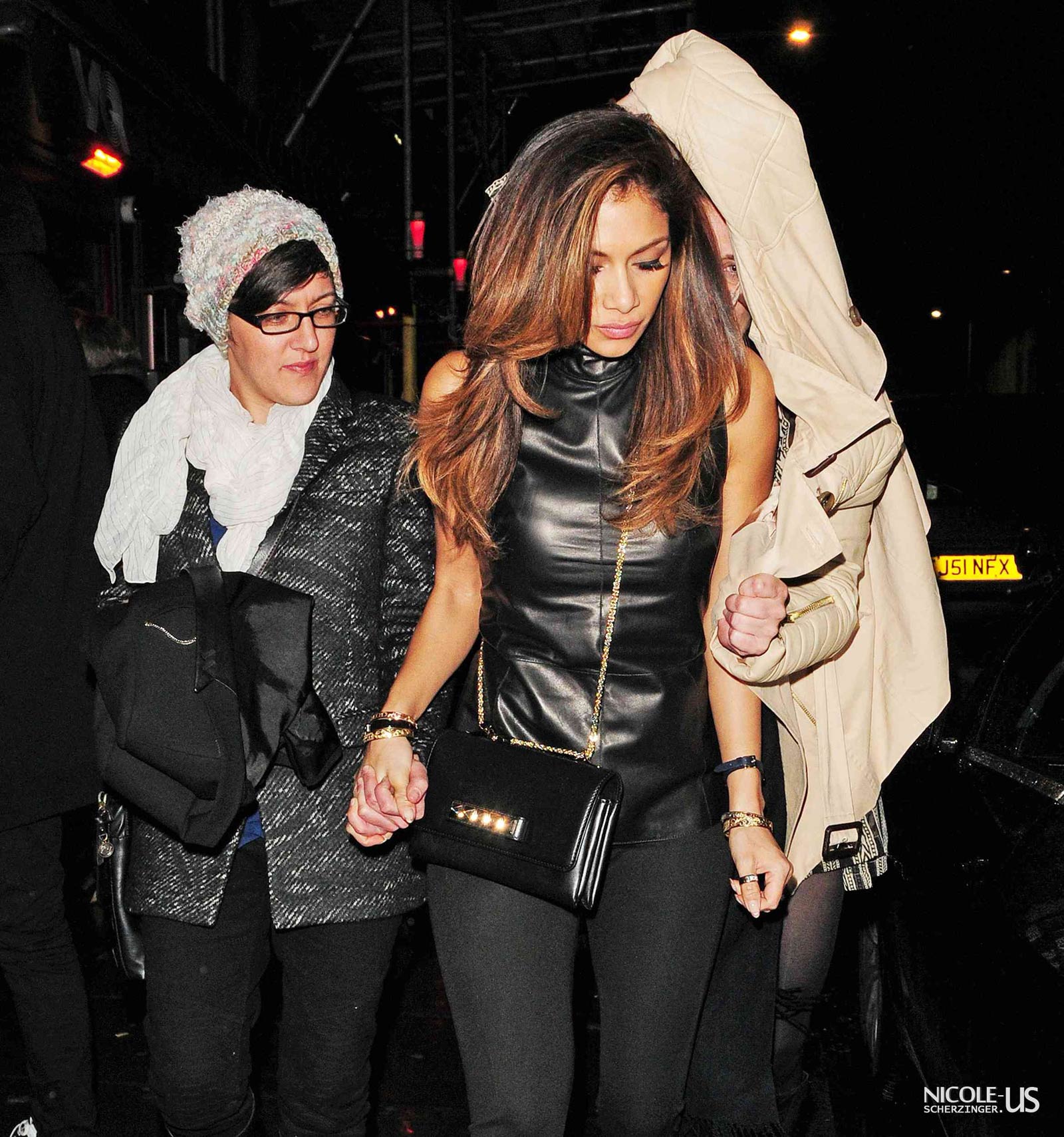 Nicole Scherzinger leaving VQ 24HQ cafe