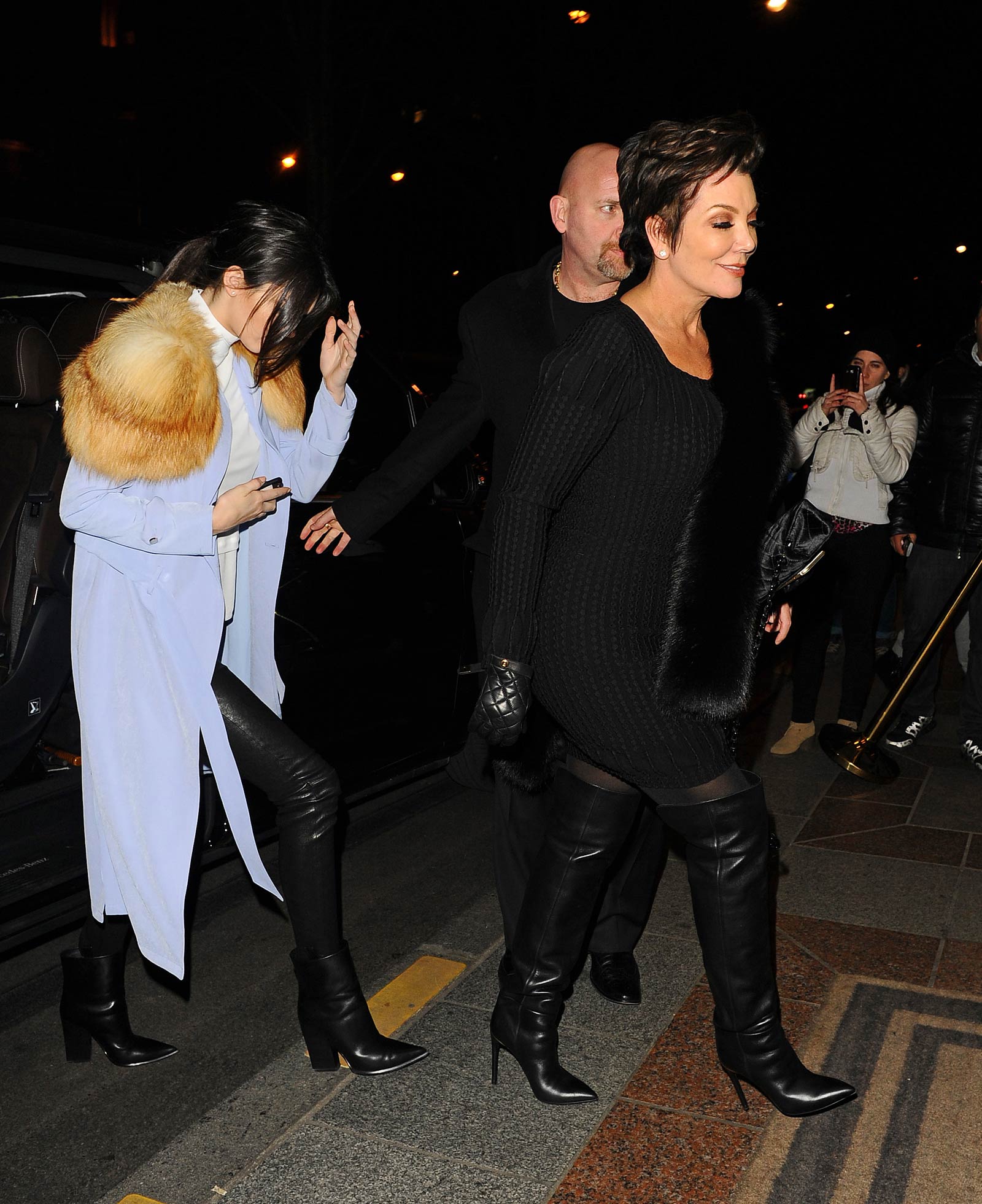 Kendall & Kris Jenner out and about in Paris