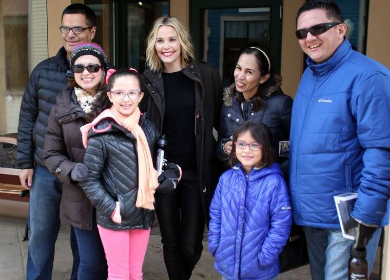 Leslie Bibb Don Verdean portraits at Sundance