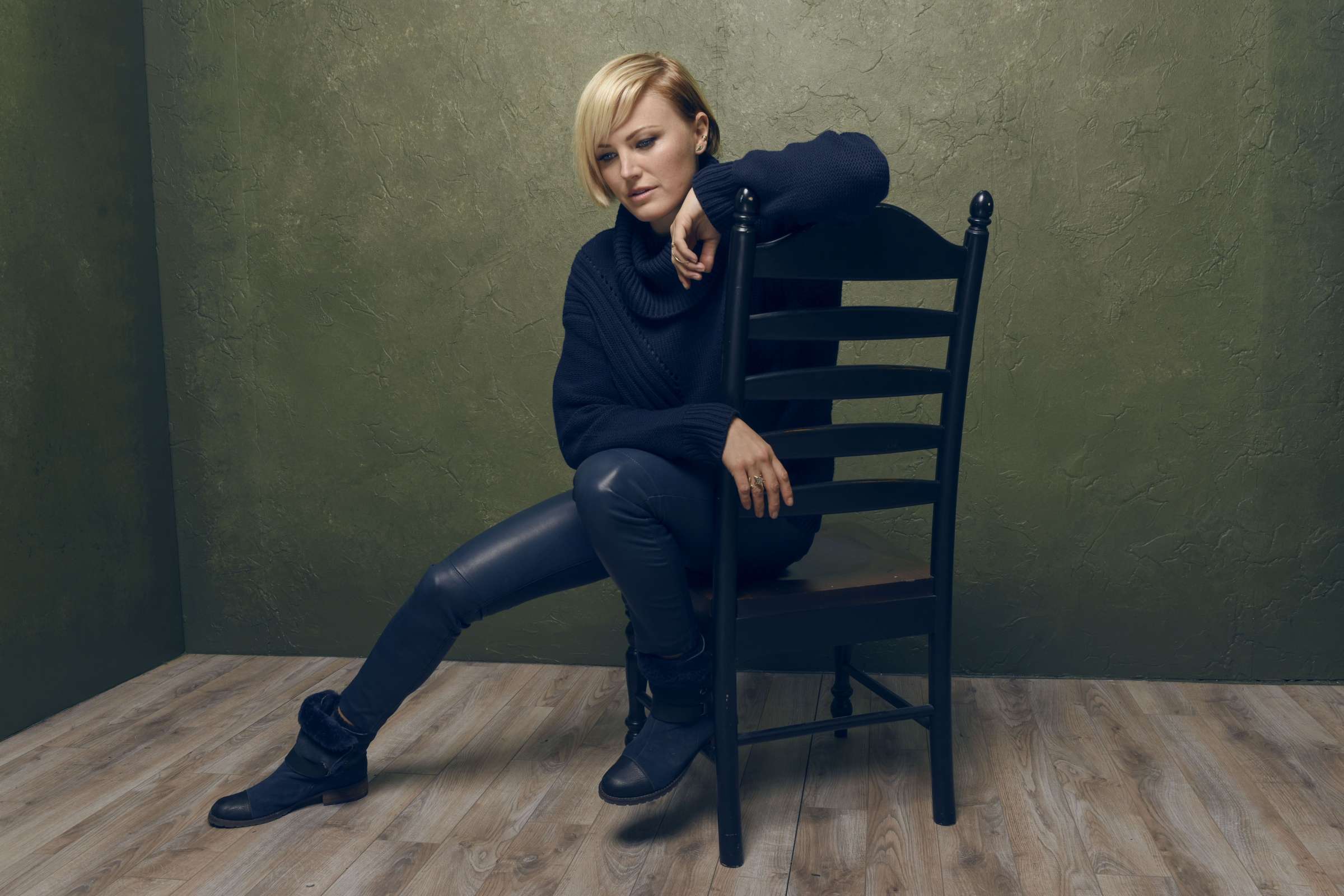 Malin Akerman poses for a portrait at the Village at the Lift Present