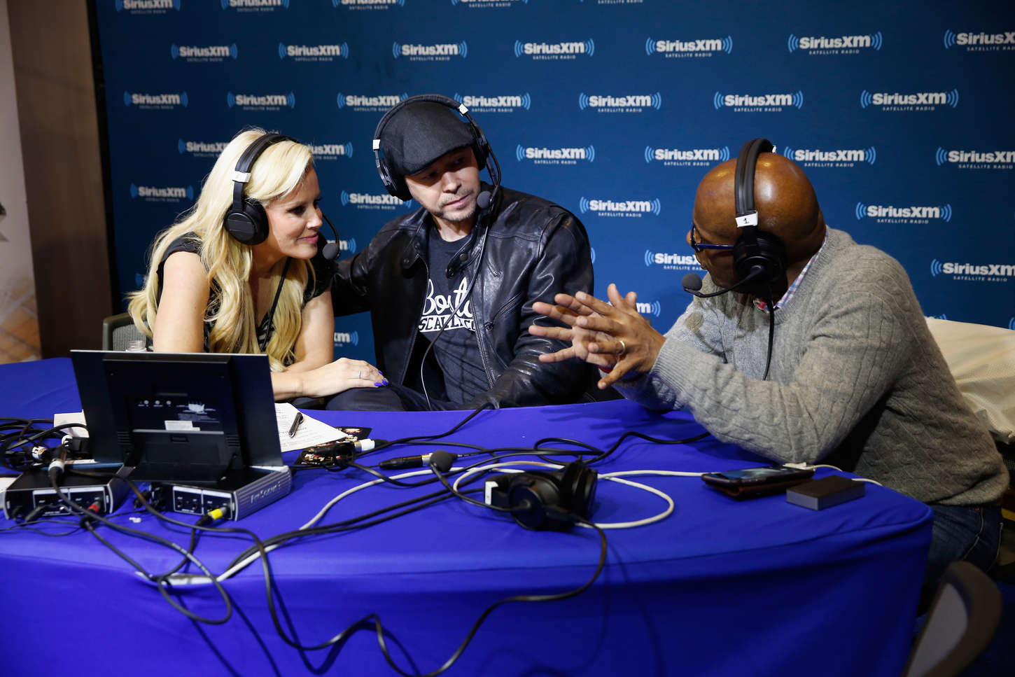 Jenny McCarthy attends Super Bowl XLIX Radio Row