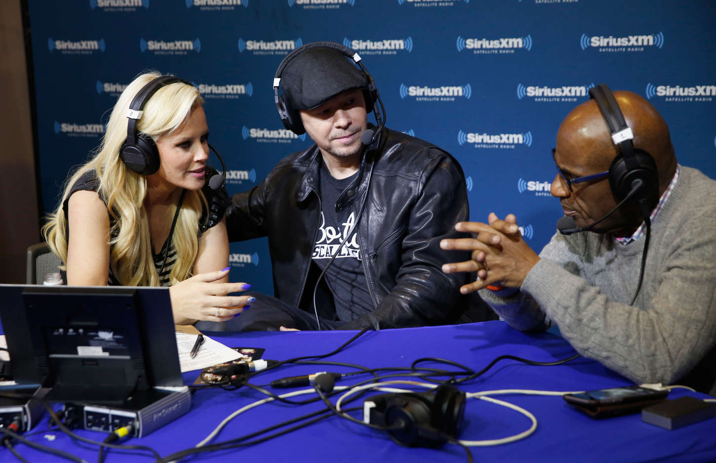 Jenny McCarthy attends Super Bowl XLIX Radio Row