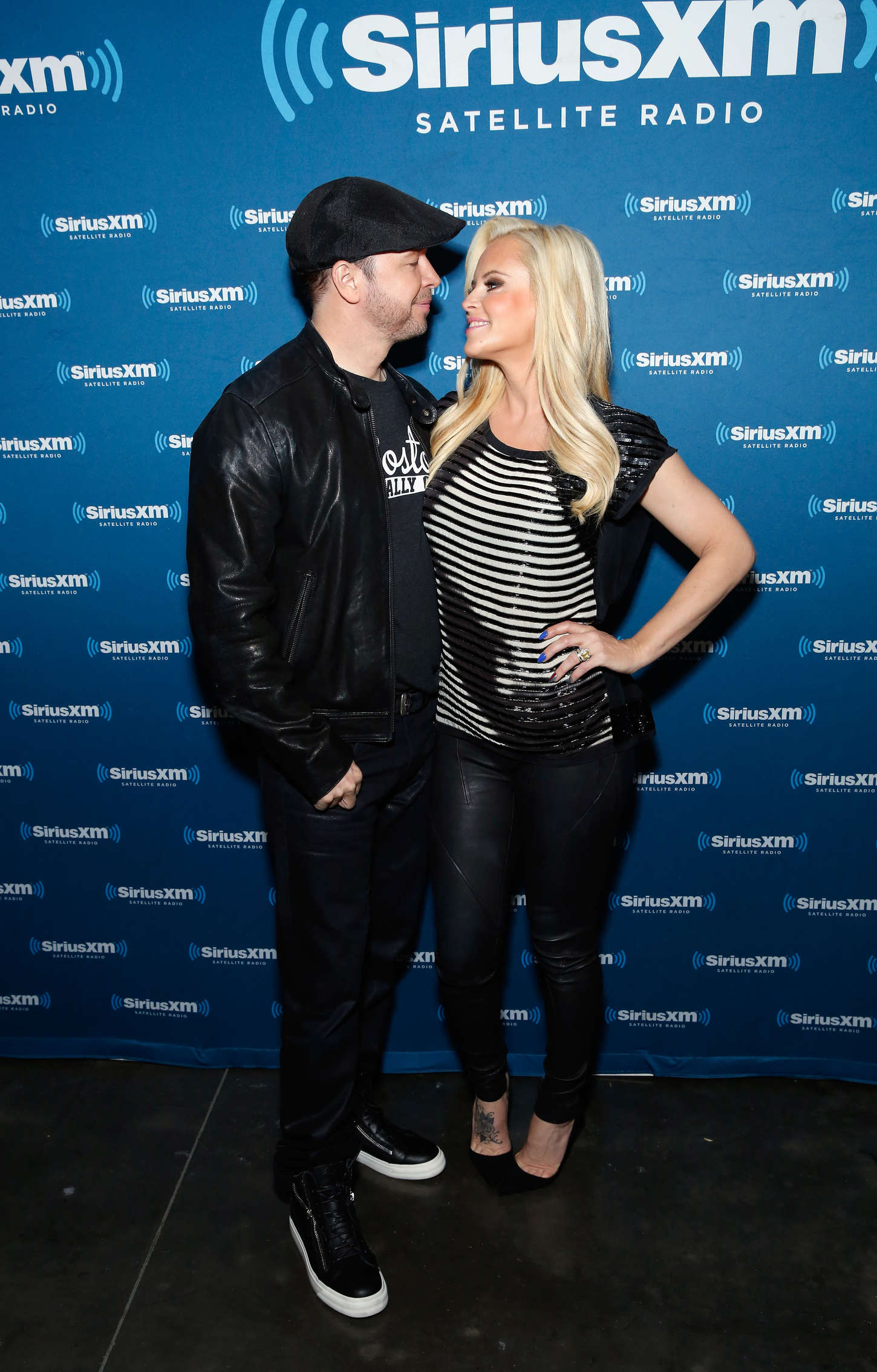 Jenny McCarthy attends Super Bowl XLIX Radio Row