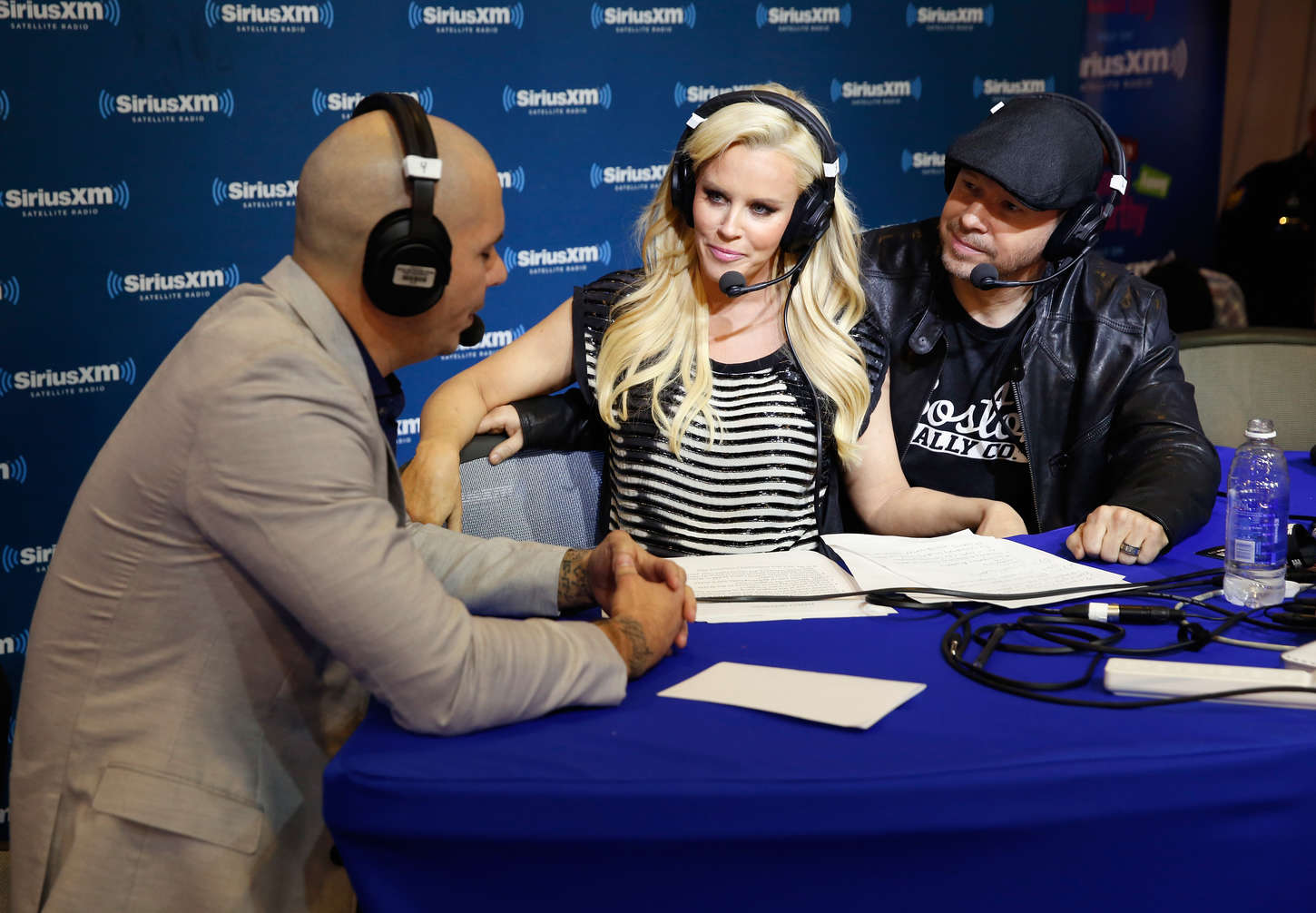 Jenny McCarthy attends Super Bowl XLIX Radio Row
