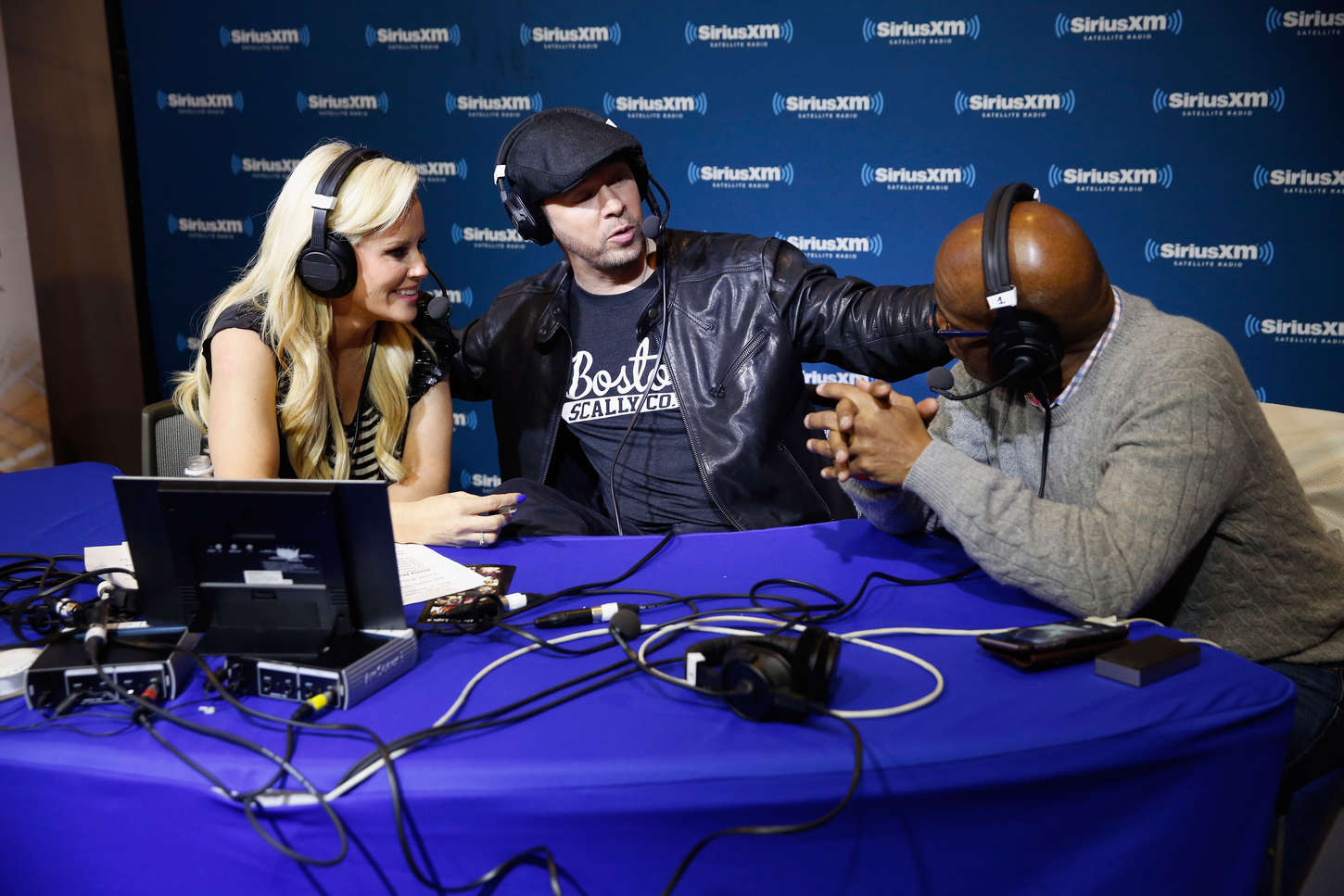 Jenny McCarthy attends Super Bowl XLIX Radio Row