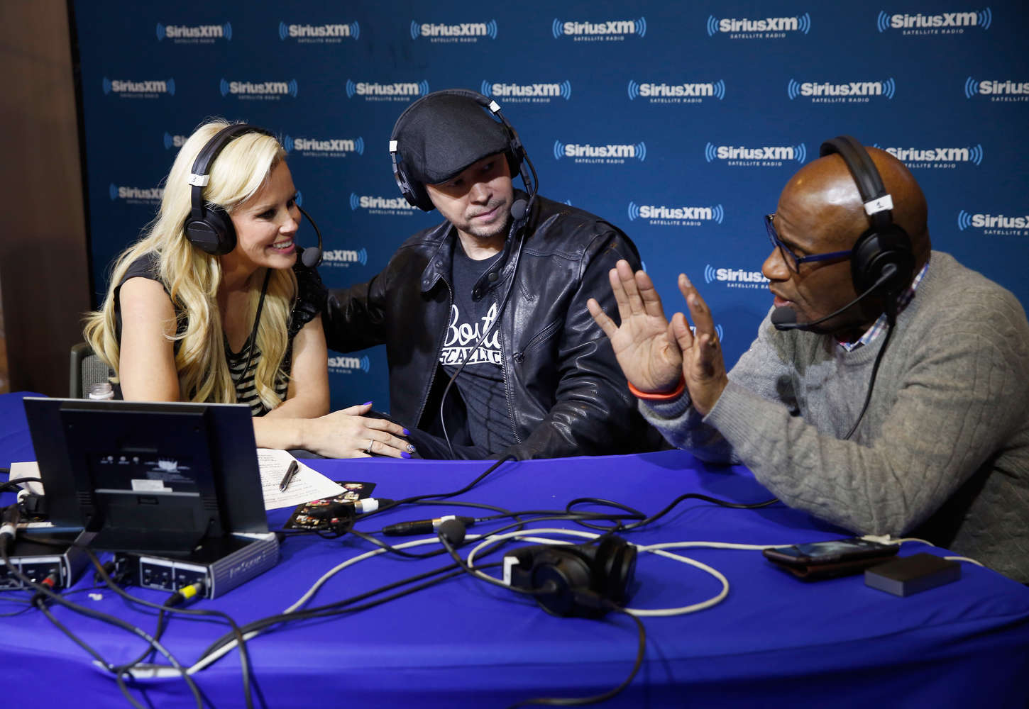 Jenny McCarthy attends Super Bowl XLIX Radio Row