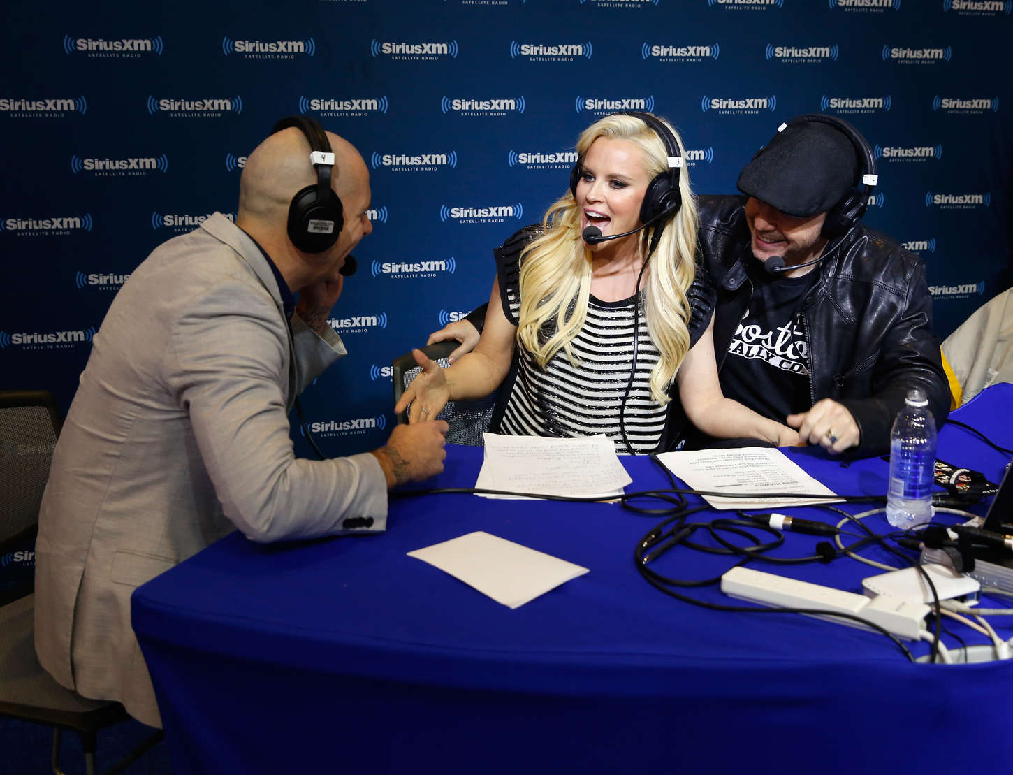 Jenny McCarthy attends Super Bowl XLIX Radio Row