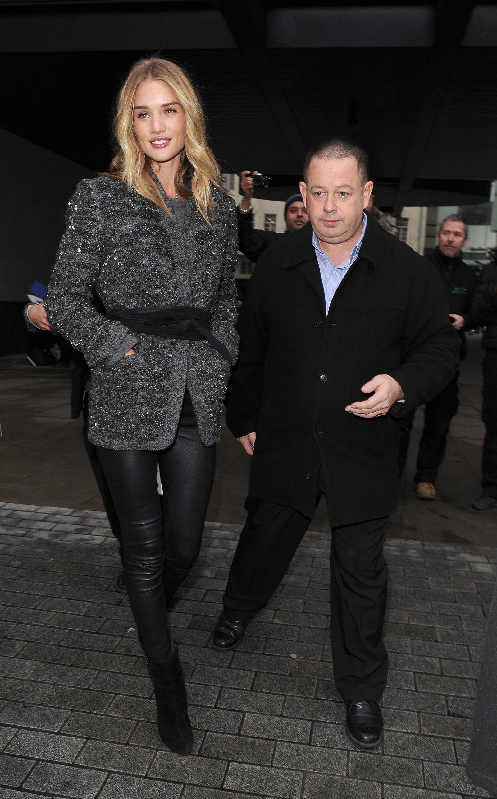 Rosie Huntington-Whiteley at BBC Radio 1 Studios