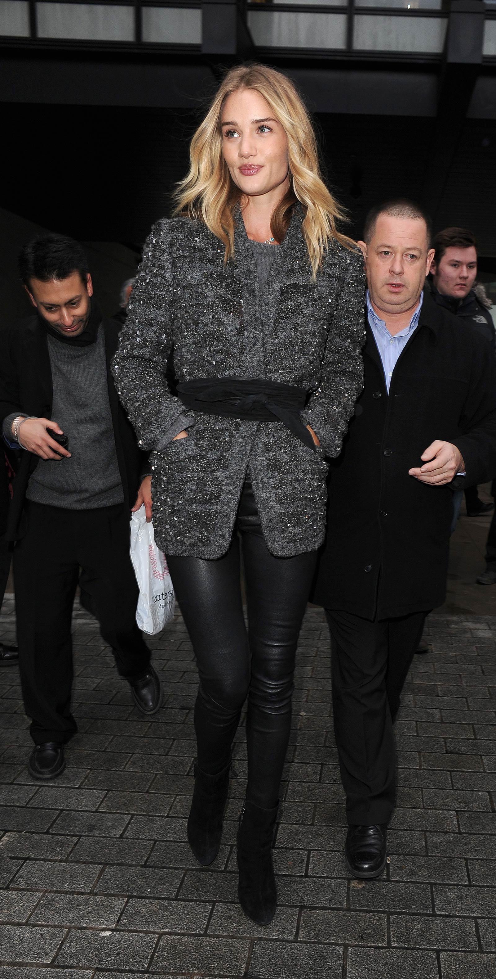 Rosie Huntington-Whiteley at BBC Radio 1 Studios