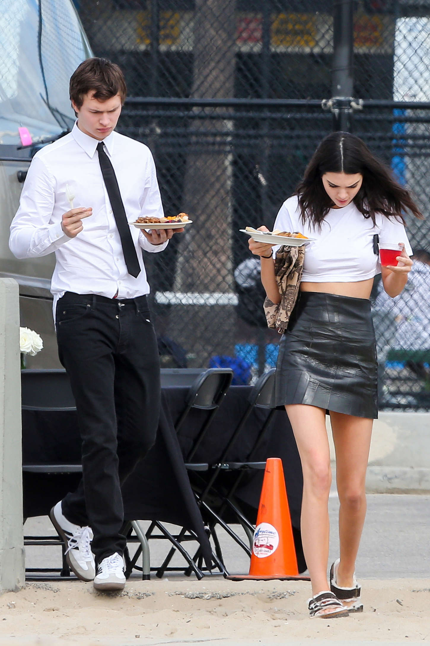 Kendall Jenner photoshoot in Venice Beach