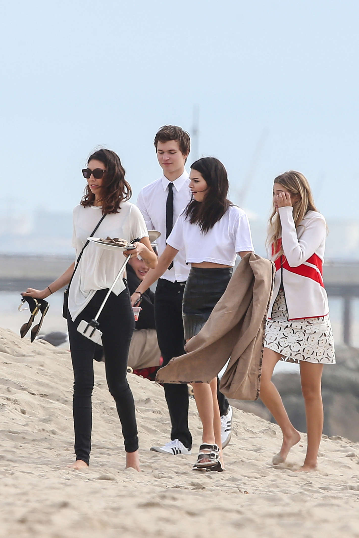 Kendall Jenner photoshoot in Venice Beach