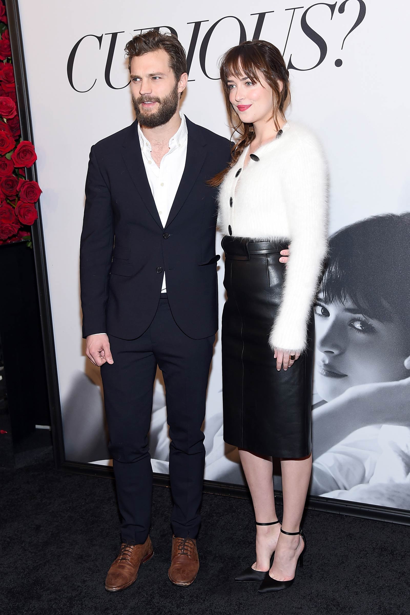 Dakota Johnson attends the Fifty Shades Of Grey screening