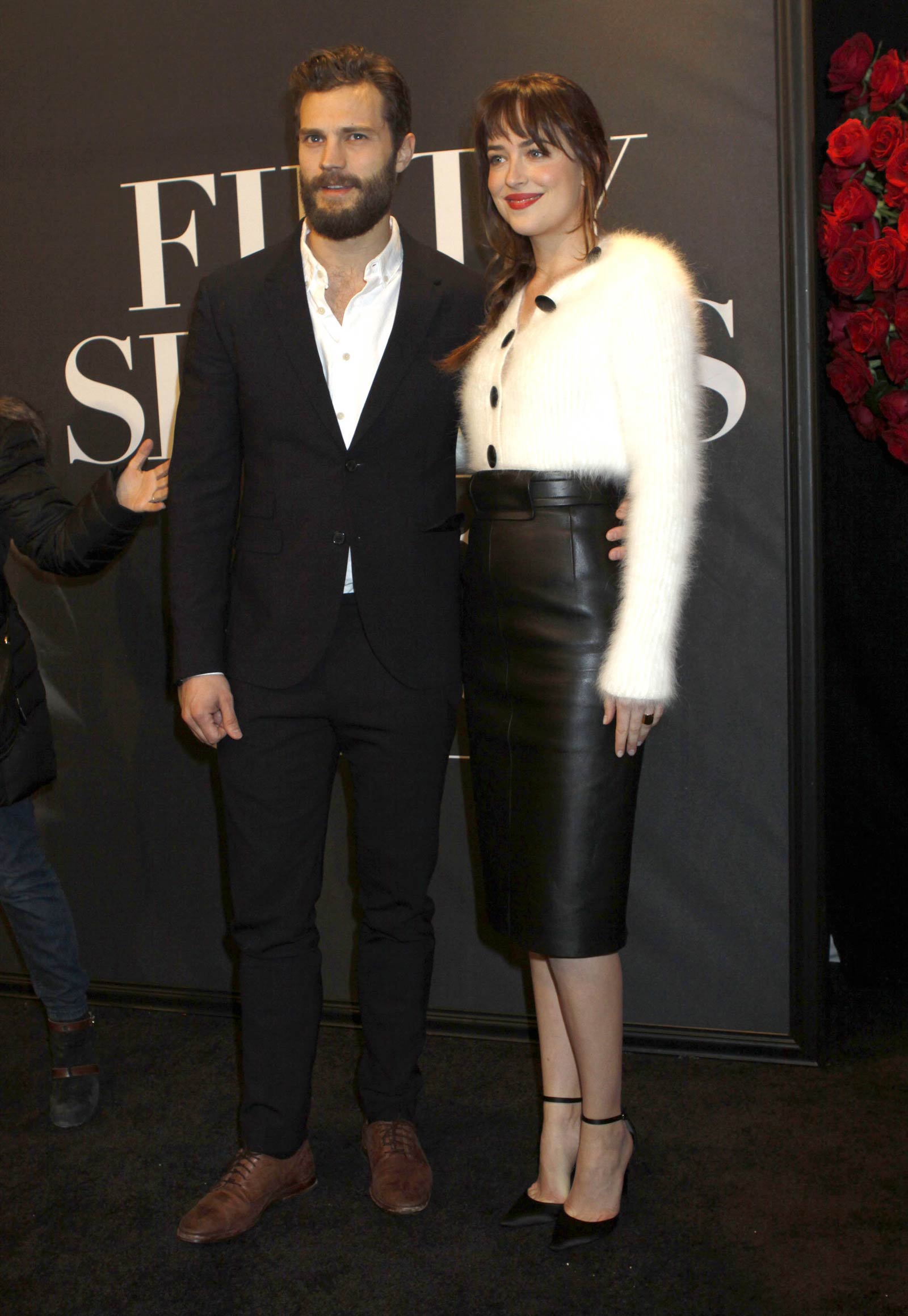 Dakota Johnson attends the Fifty Shades Of Grey screening