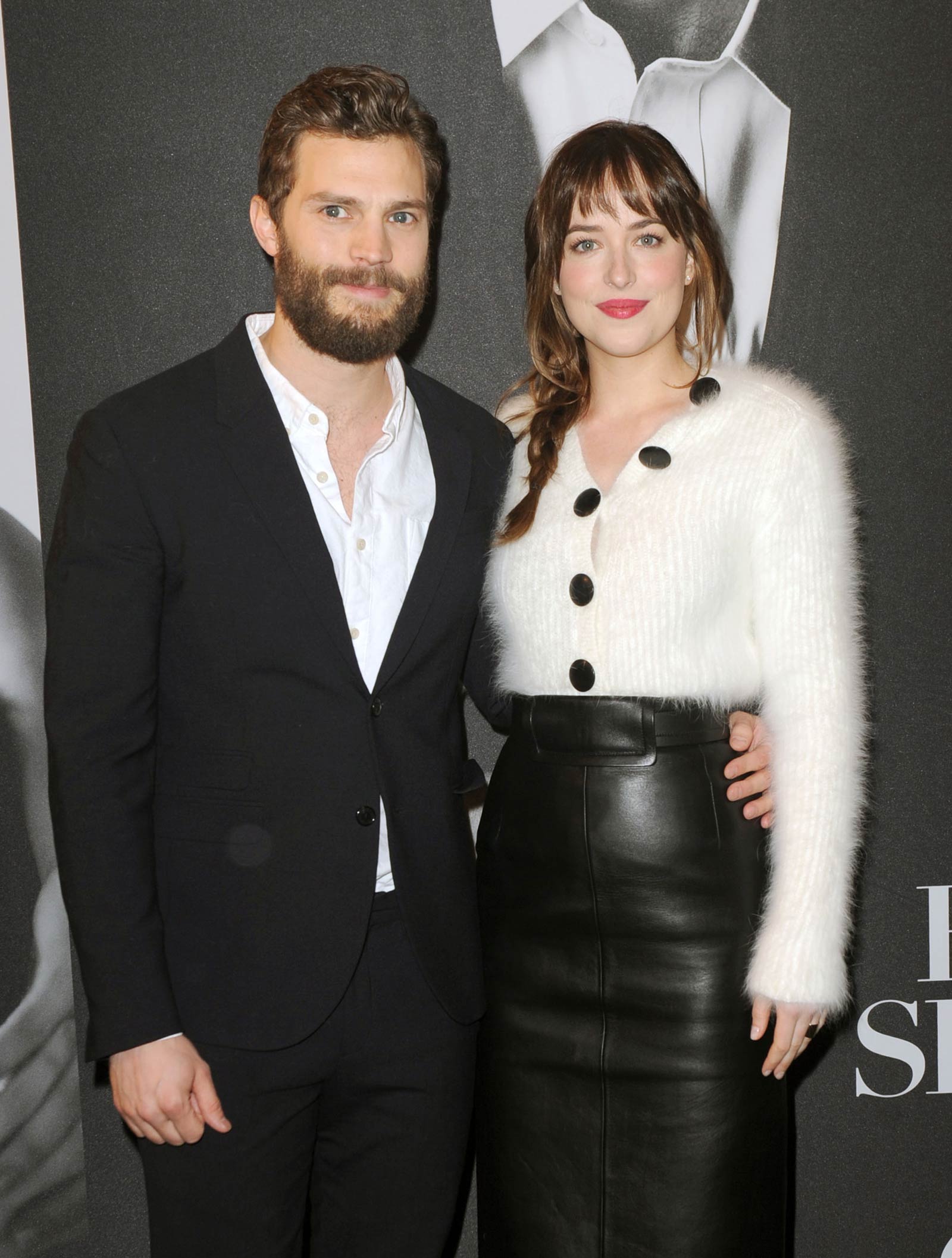 Dakota Johnson attends the Fifty Shades Of Grey screening