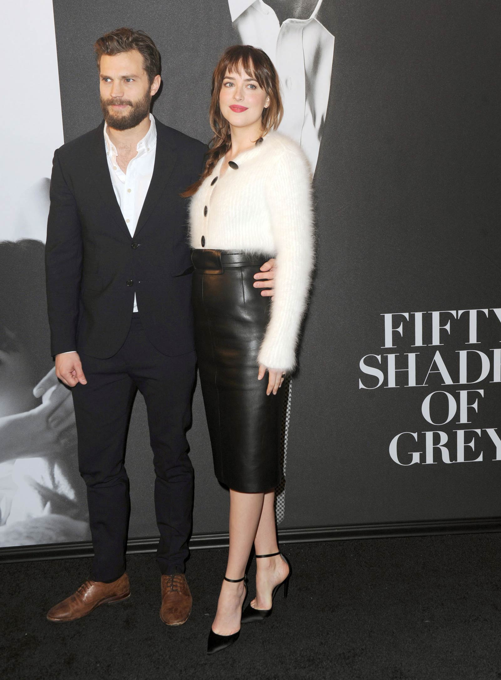 Dakota Johnson attends the Fifty Shades Of Grey screening