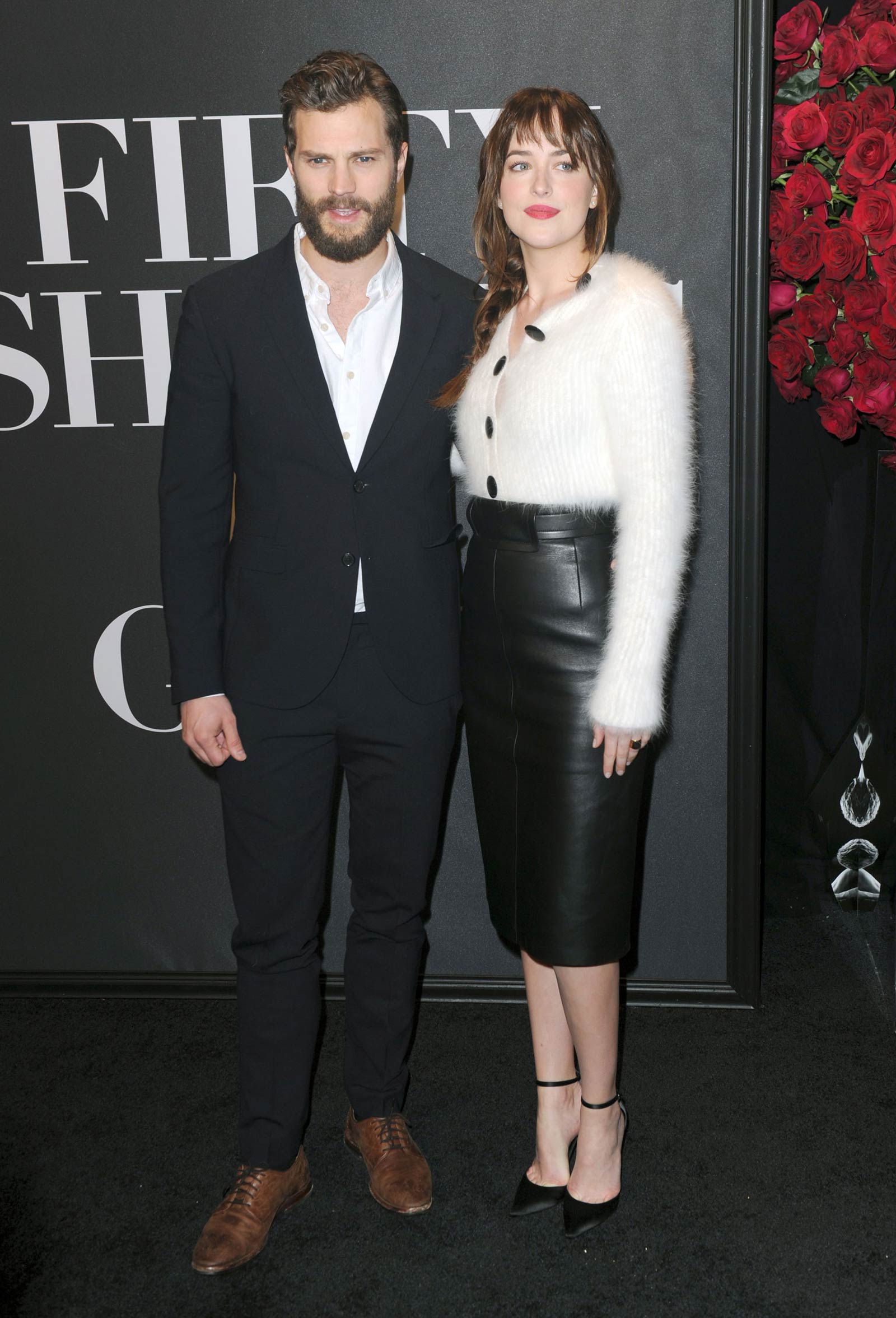 Dakota Johnson attends the Fifty Shades Of Grey screening